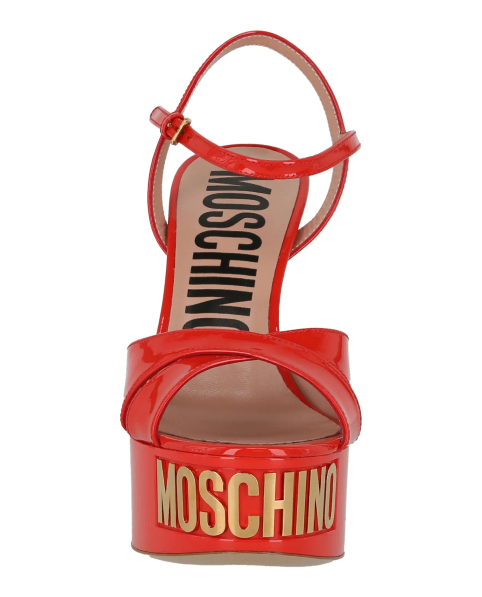 Moschino Logo Plaque Platform Heels sold by Zulily product image thumbnail 4