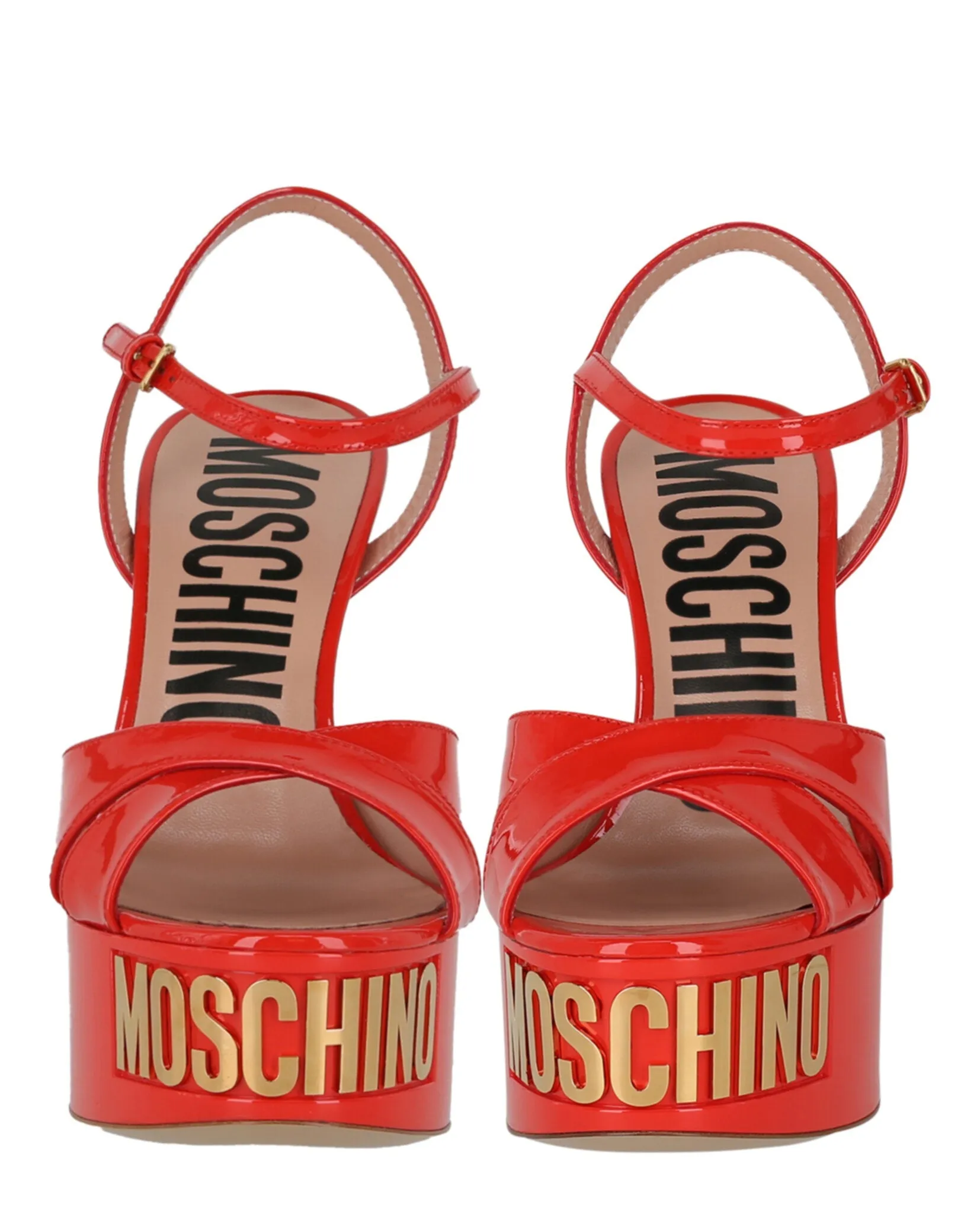 Moschino Logo Plaque Platform Heels sold by Zulily product image thumbnail 5