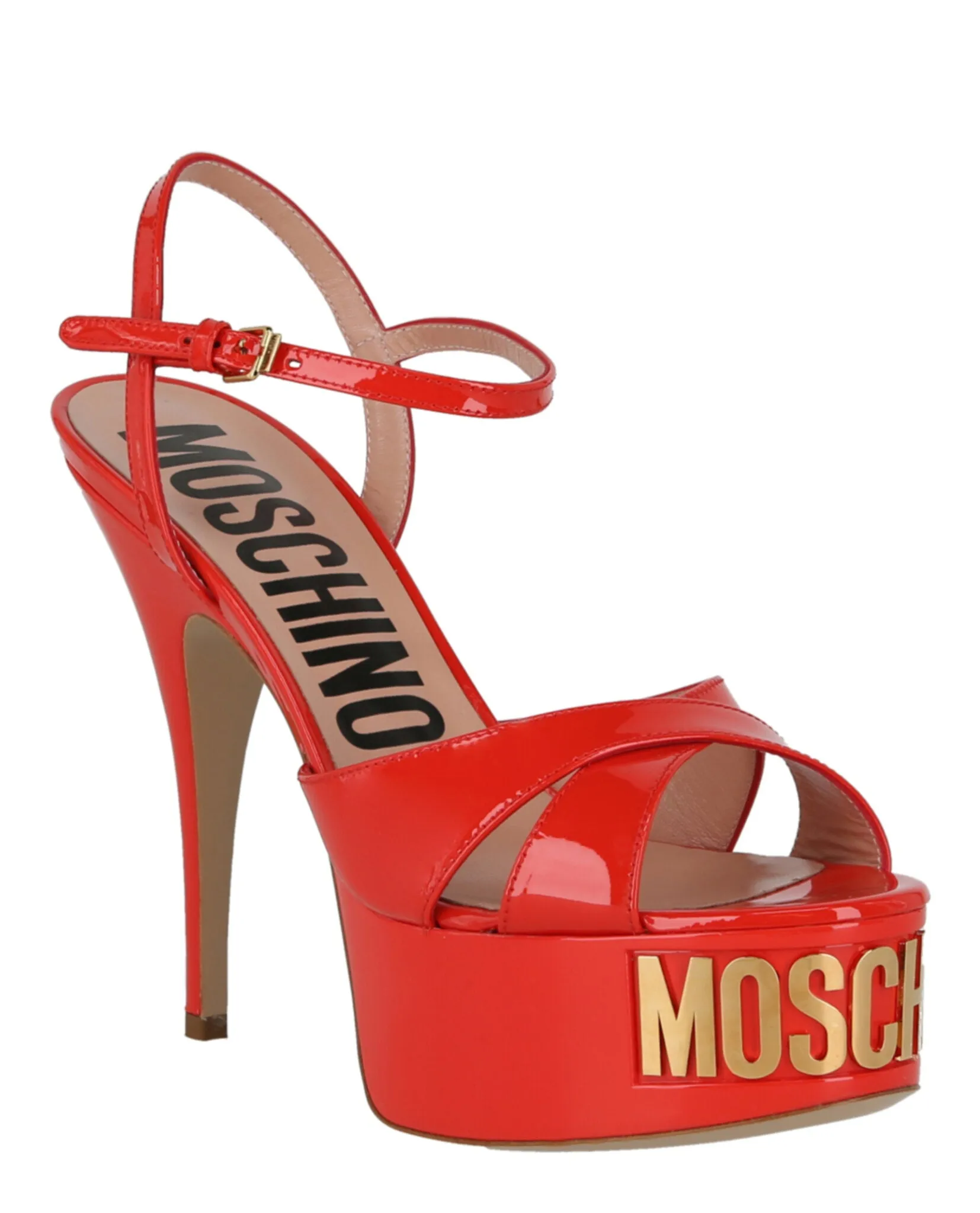 Moschino Logo Plaque Platform Heels sold by Zulily product image thumbnail 2