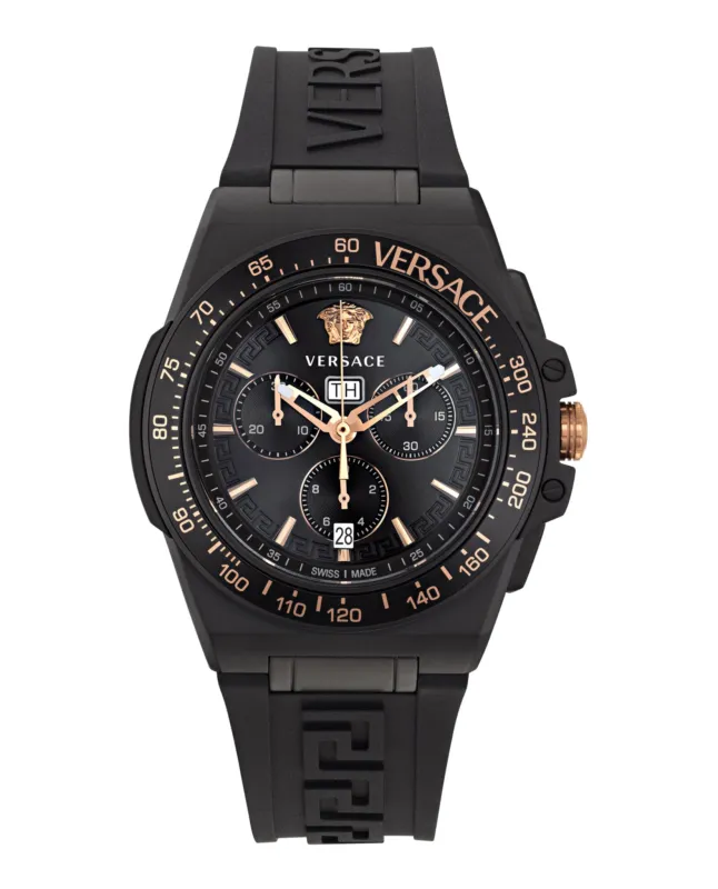 Versace Greca Extreme Chrono Silicone Watch sold by Zulily