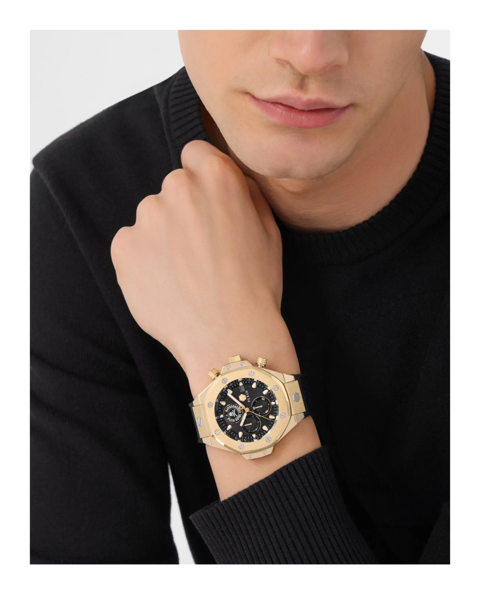 Philipp Plein Plein Chrono Royal Silicone Watch sold by Zulily product image thumbnail 4