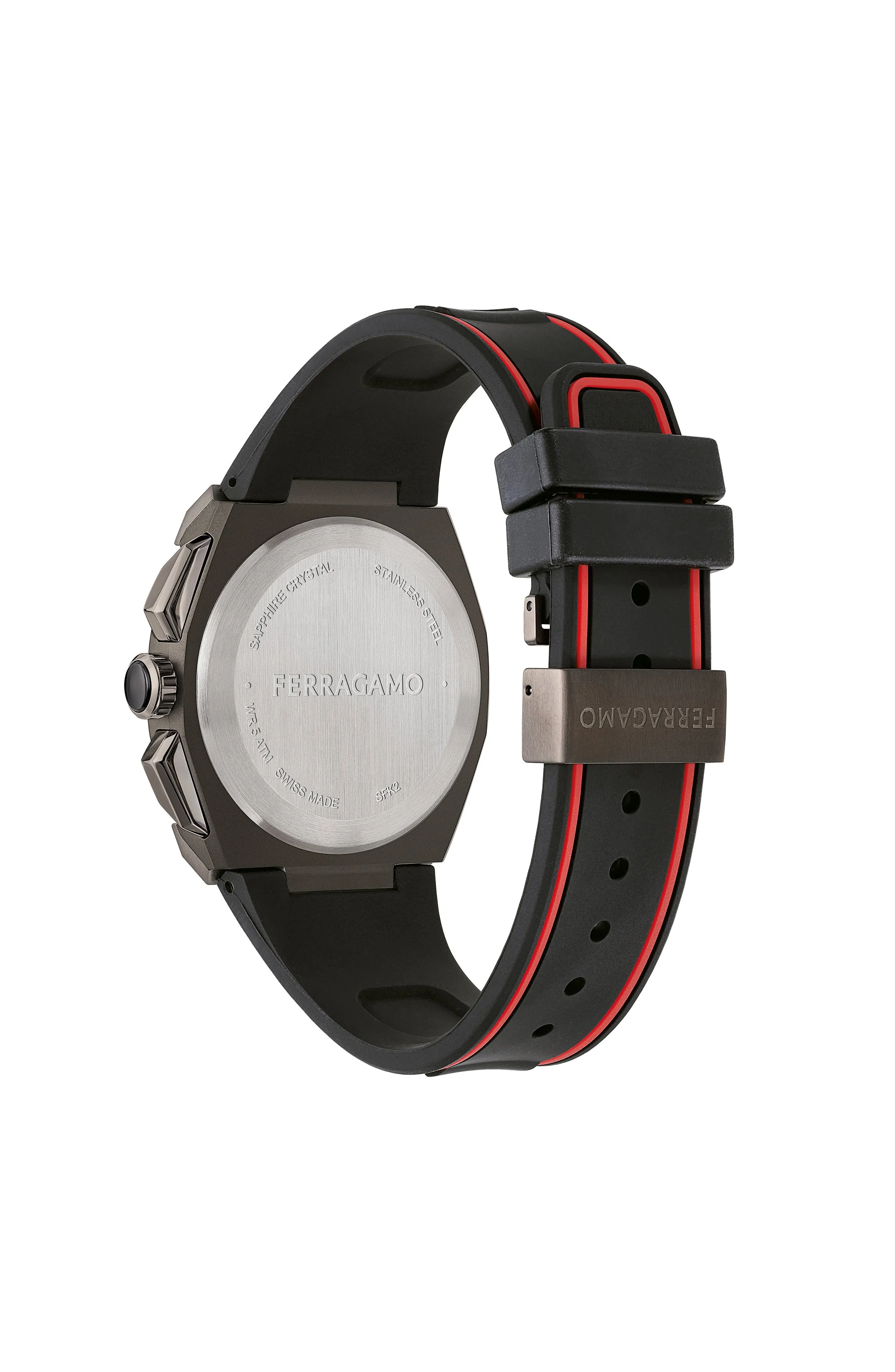 Ferragamo Supreme Chrono Silicone Watch sold by Zulily product image thumbnail 3