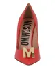 Moschino Gold-Tone Logo Pump sold by Zulily