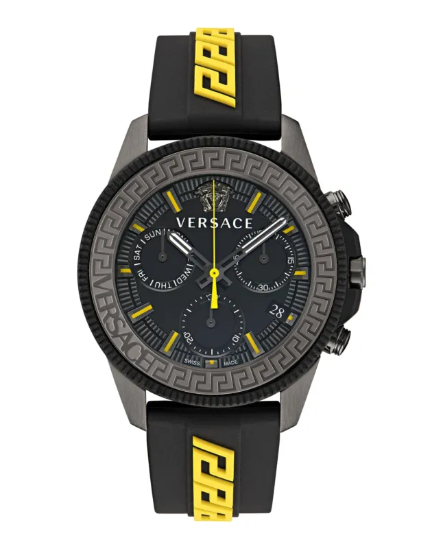 Versace Greca Action Chrono Silicone Watch sold by Zulily