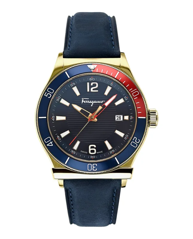 Ferragamo 1898 Sport Leather Watch sold by Zulily