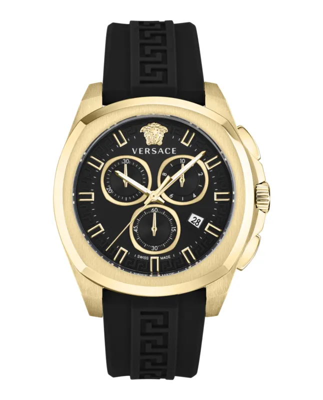 Versace Geo Chrono Silicone Watch sold by Zulily