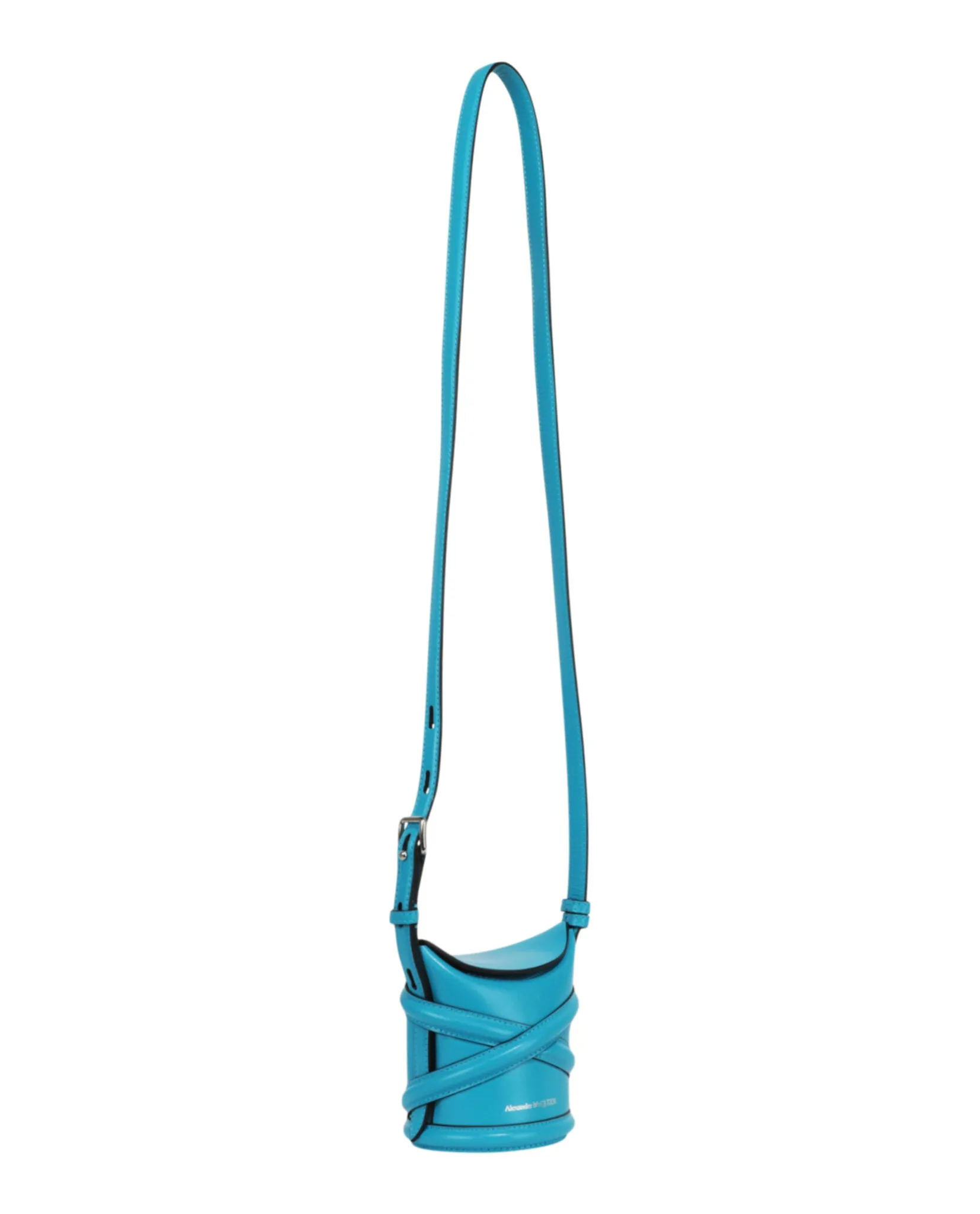 Alexander McQueen Women's Mini Curve Leather Bucket Bag sold by Zulily product image thumbnail 4