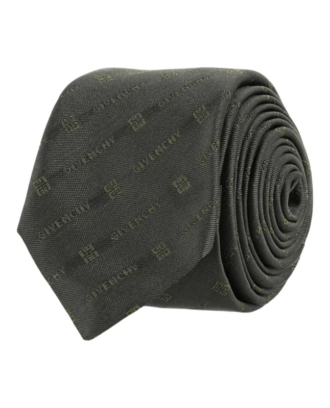 Givenchy Diagonal Logo Silk Tie sold by Zulily