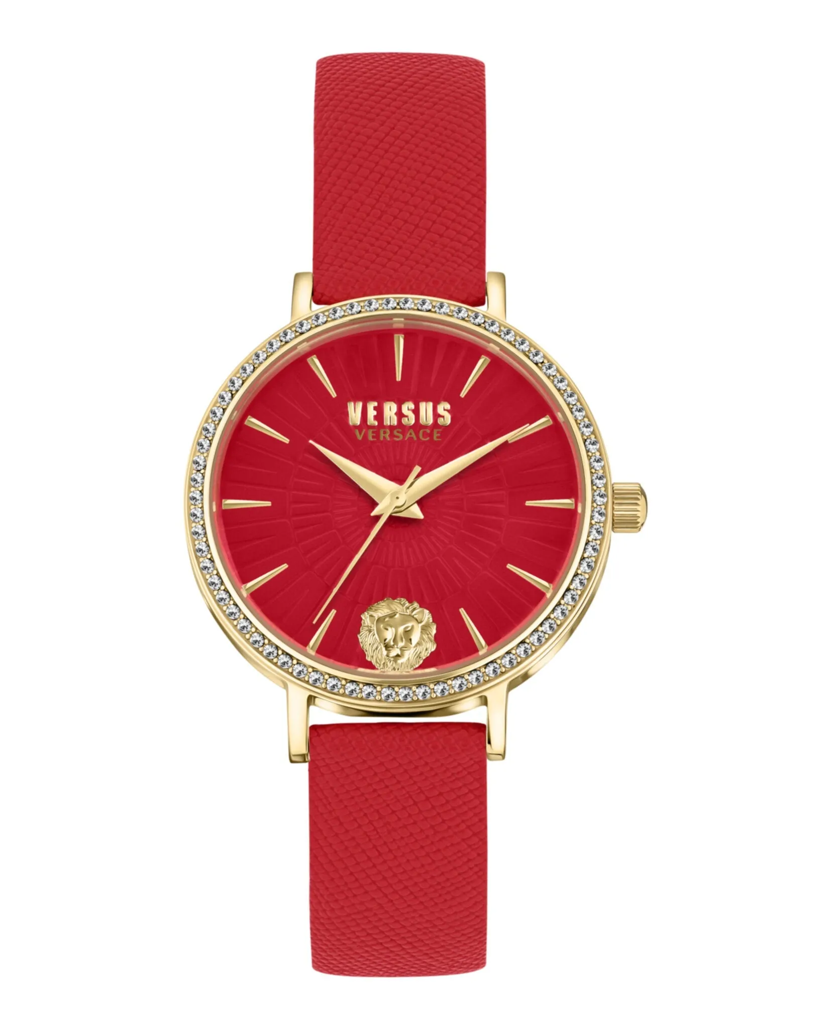 Versus Versace Mar Vista Crystal Leather Watch sold by Zulily