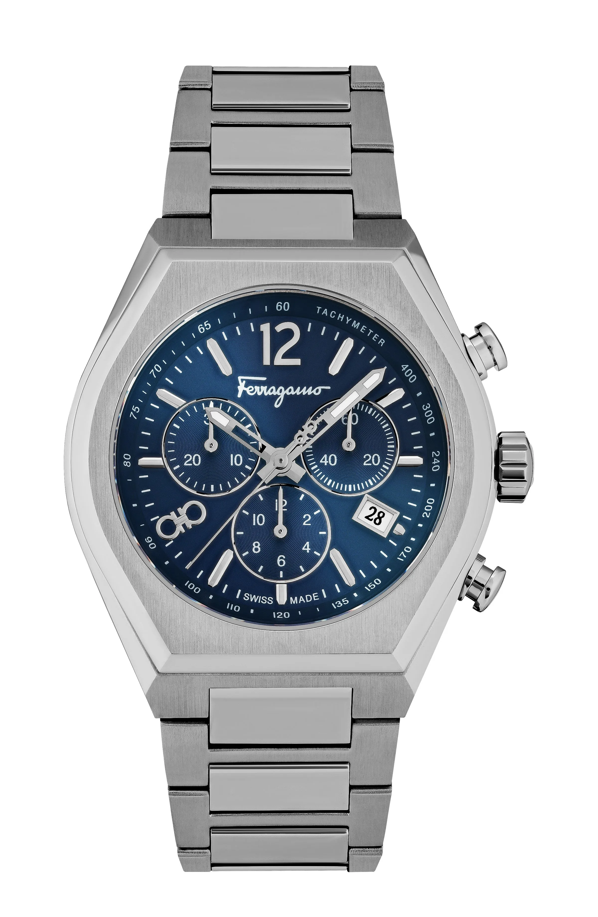 Ferragamo Tonneau Chrono Bracelet Watch sold by Zulily