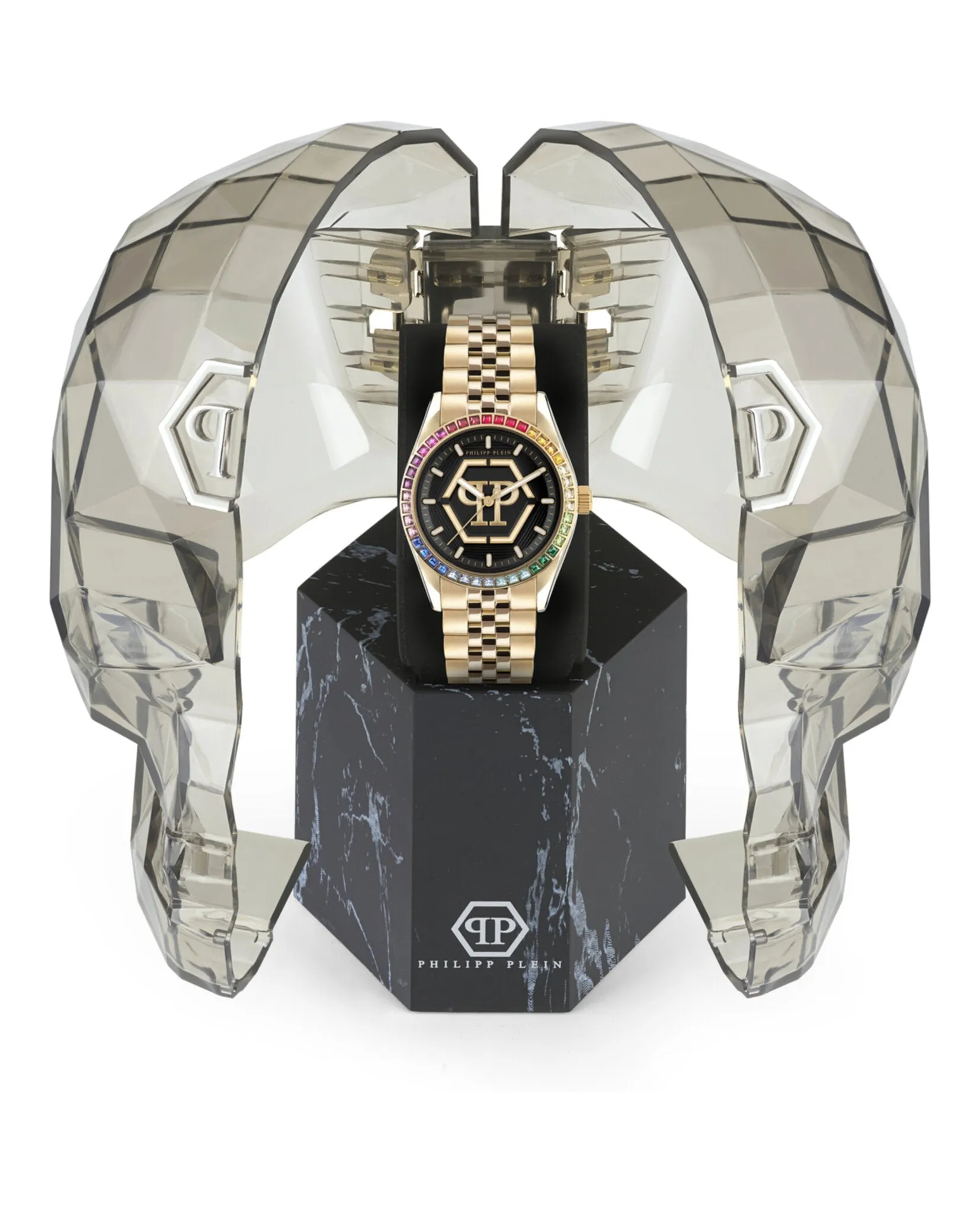 Philipp Plein Date Superlative Crystal Watch sold by Zulily product image thumbnail 4