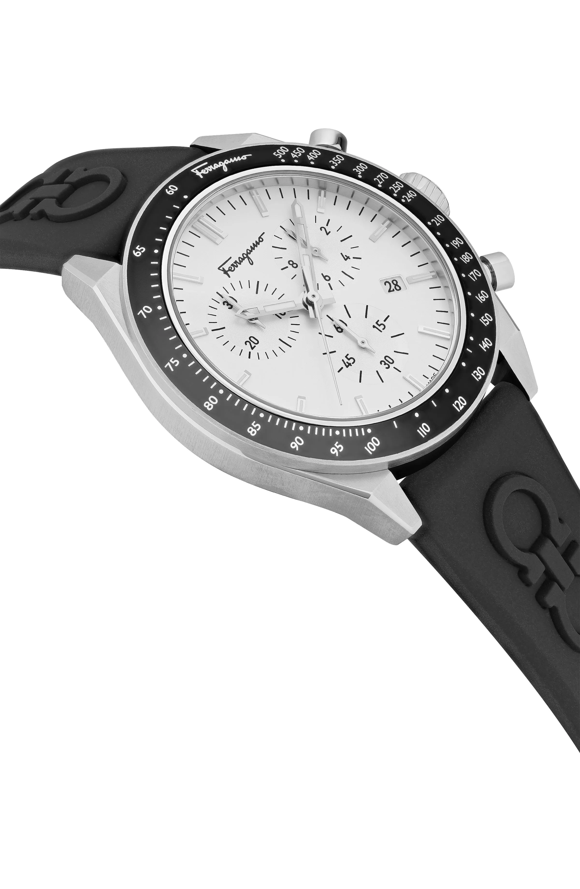Ferragamo Urban Chrono Silicone Watch sold by Zulily product image thumbnail 3