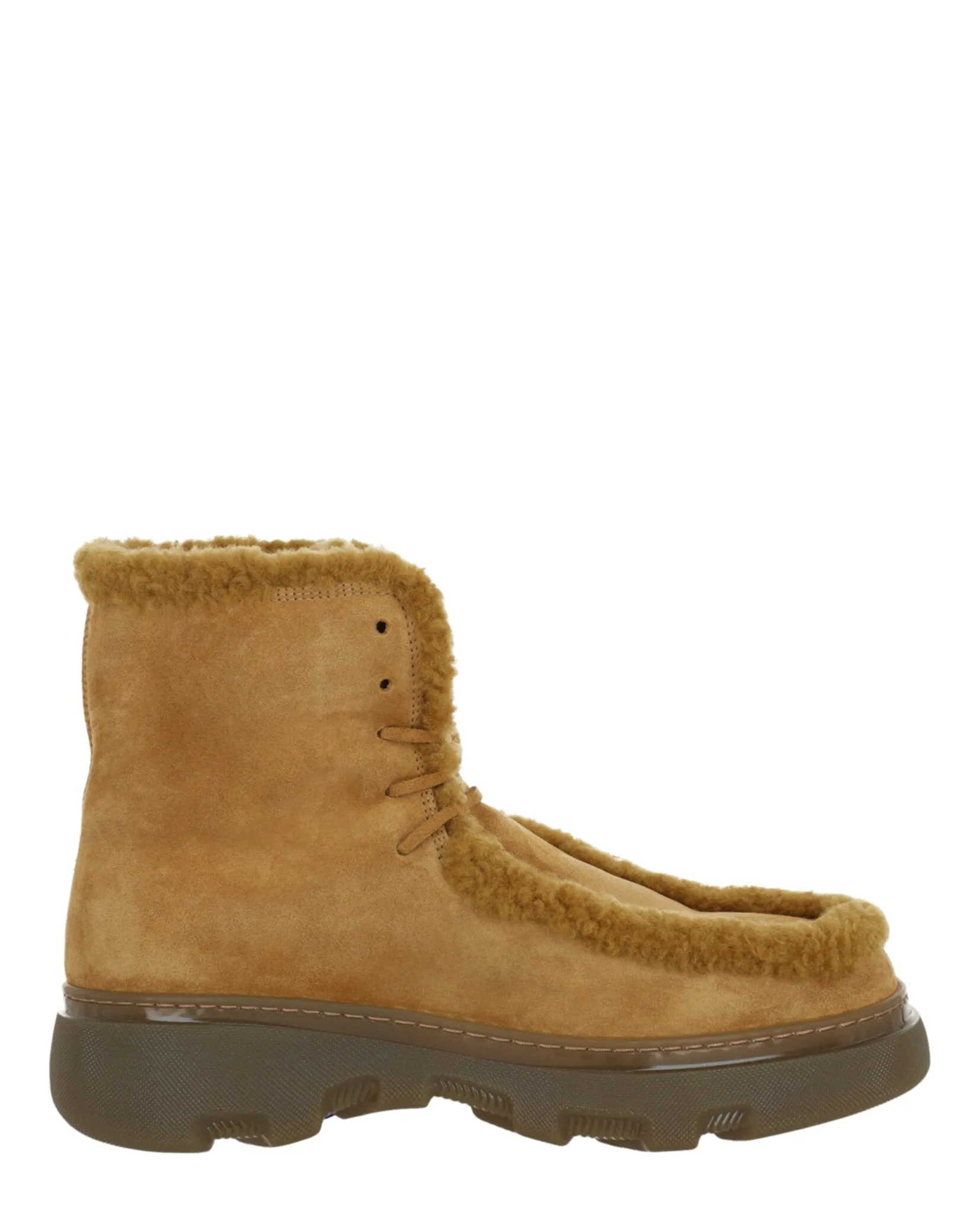 Burberry Creeper Shearling Boots sold by Zulily