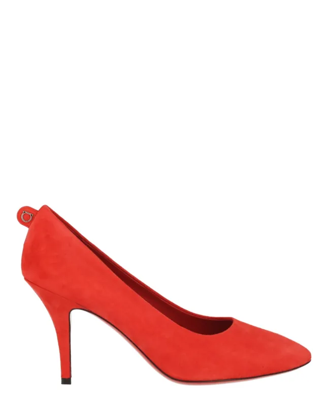 Ferragamo Judy Suede Pumps sold by Zulily