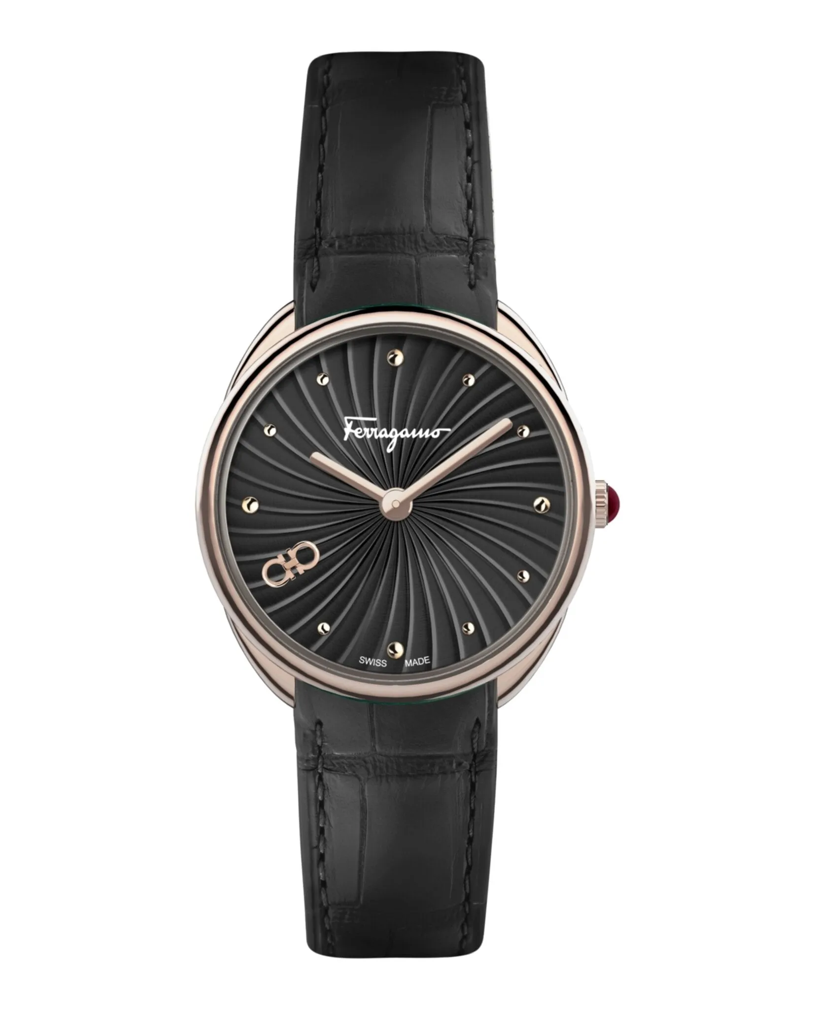 Ferragamo Cuir Strap Watch sold by Zulily