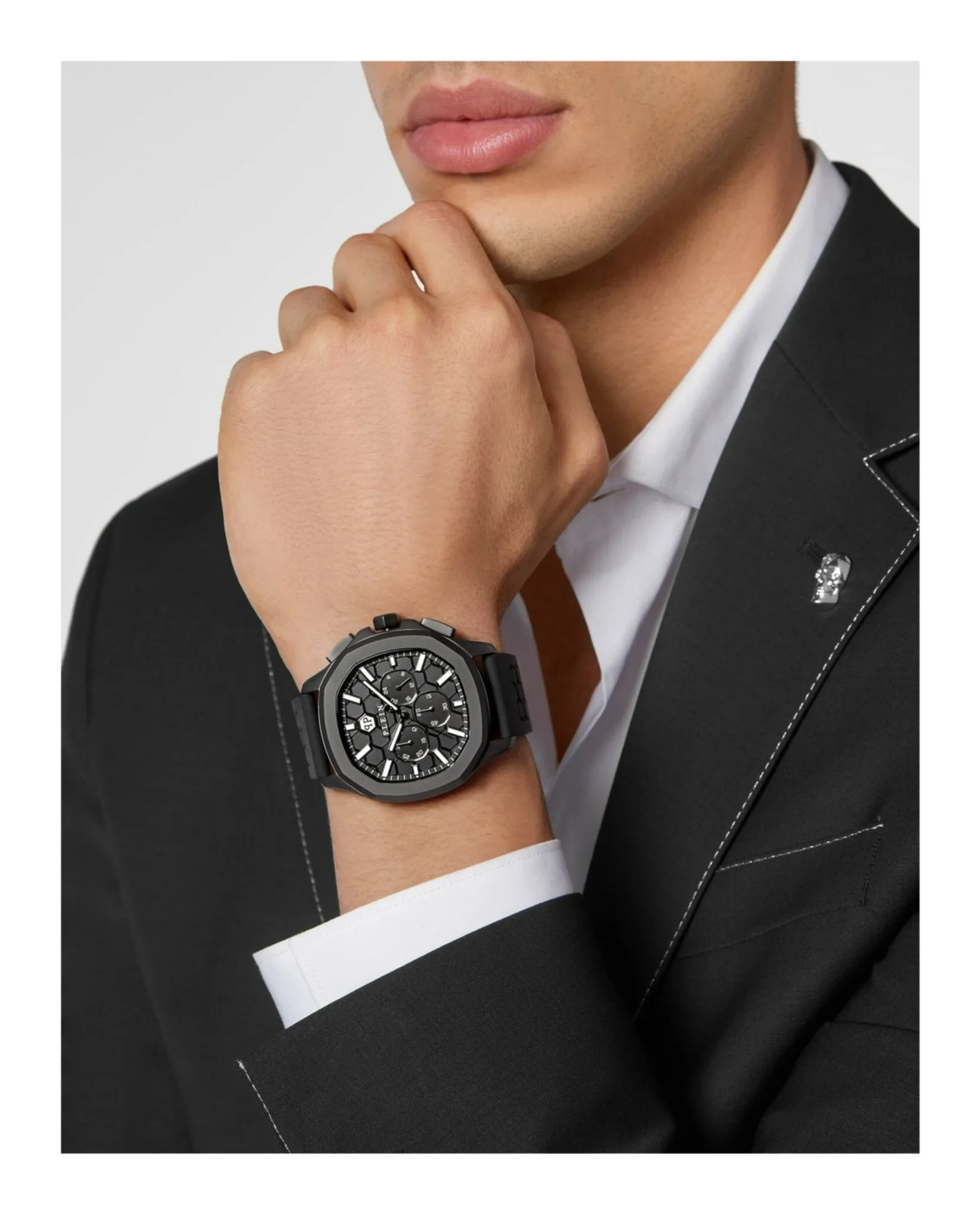 Philipp Plein $pectre Chrono Silicone Watch sold by Zulily product image thumbnail 5