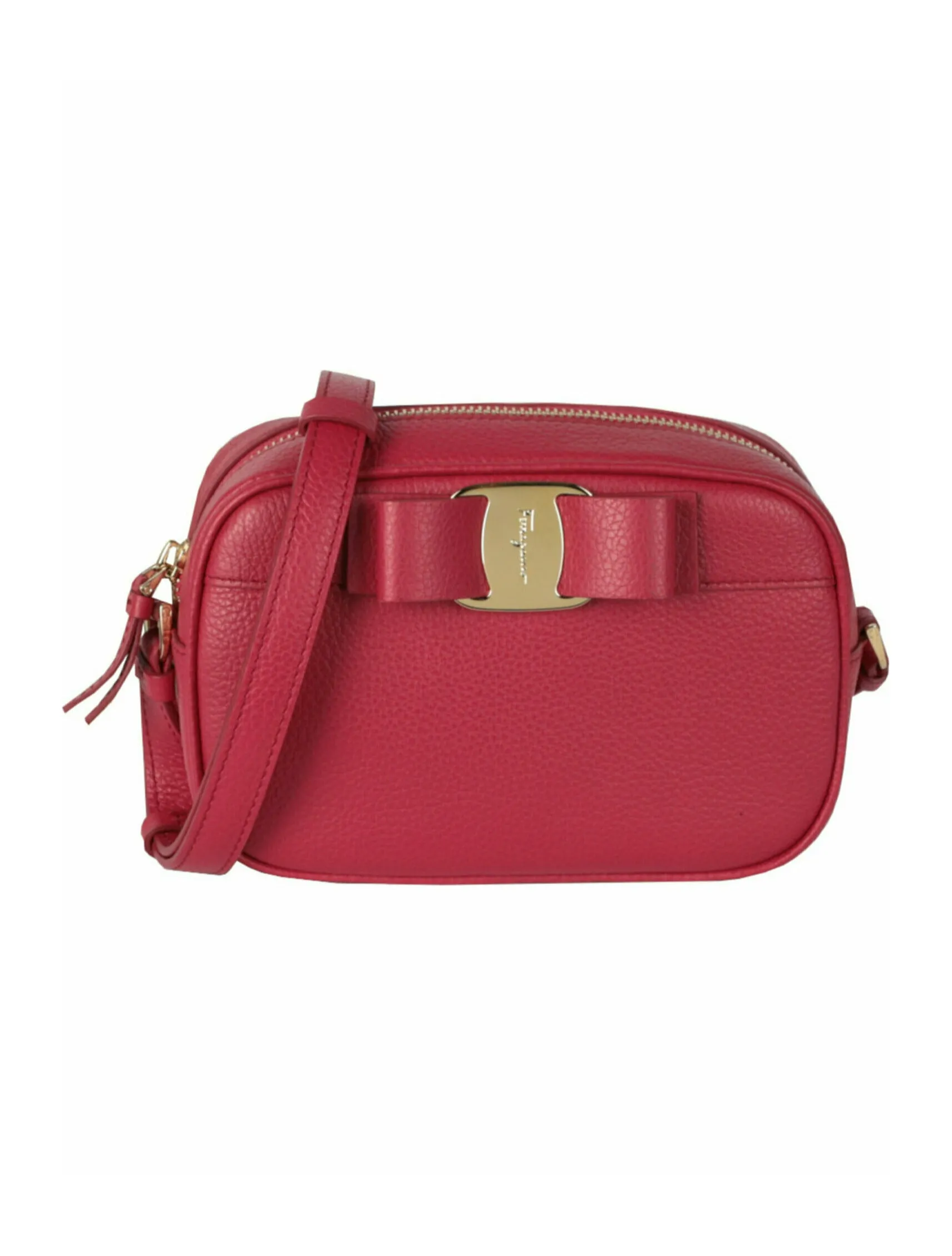 Ferragamo Vara Bow Camera Crossbody Bag sold by Zulily