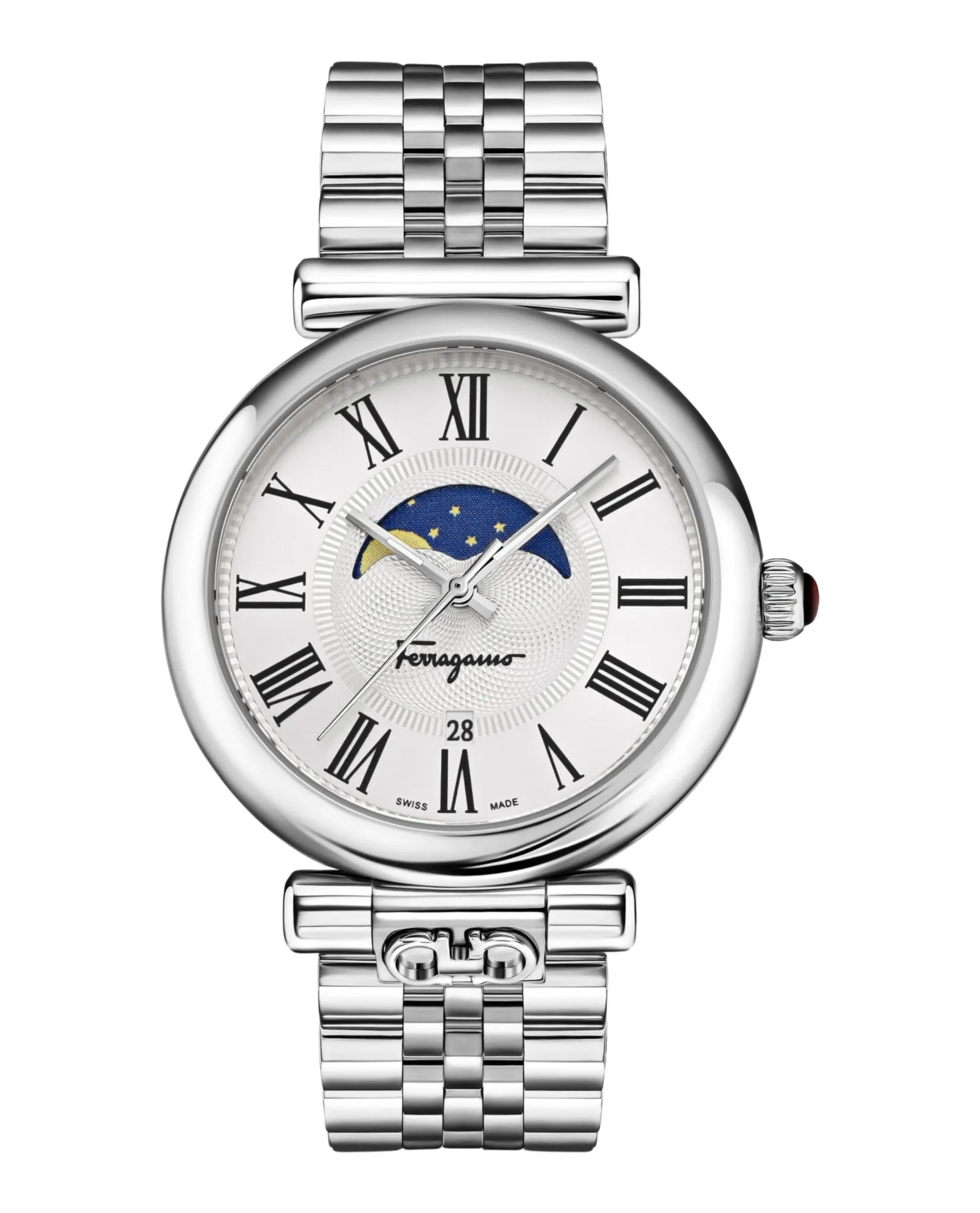 Ferragamo Ora Moonphase Bracelet Watch sold by Zulily