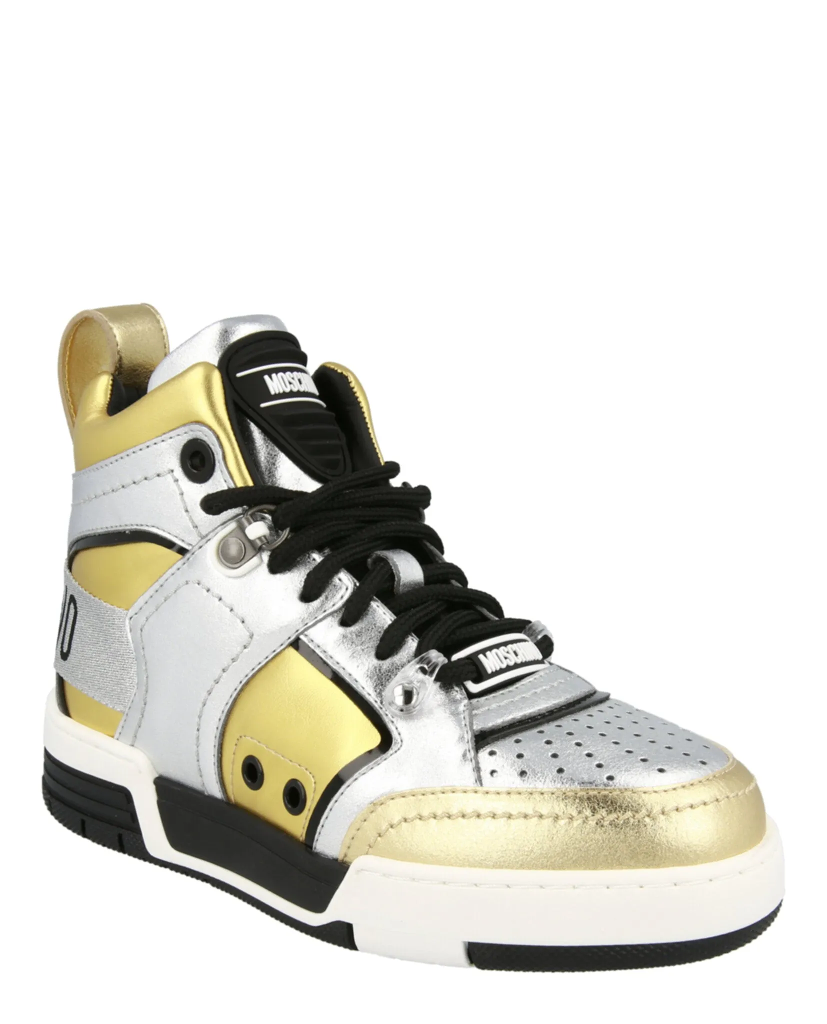 Moschino Streetball Asymmetrical High-Top Sneakers sold by Zulily product image thumbnail 2