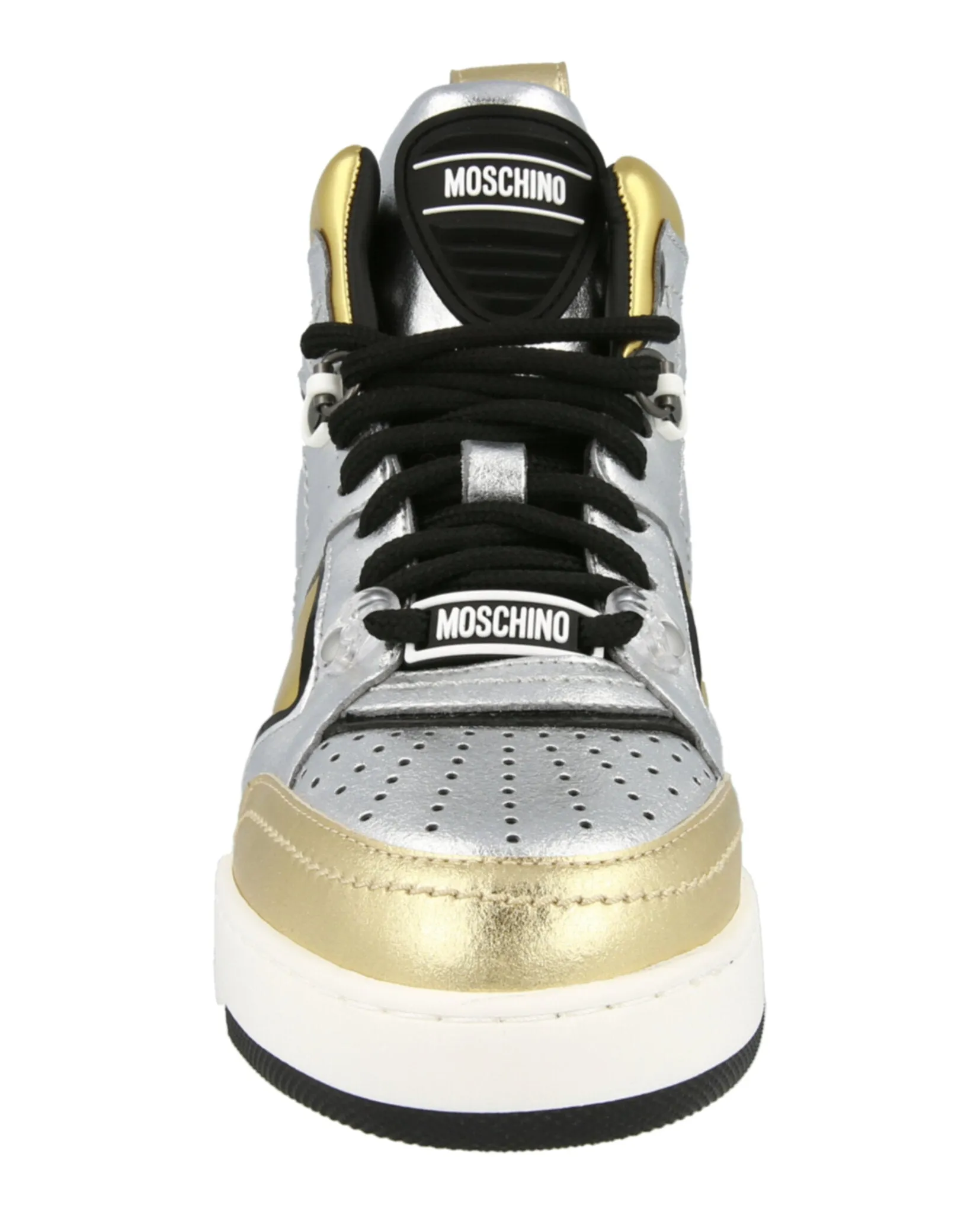 Moschino Streetball Asymmetrical High-Top Sneakers sold by Zulily product image thumbnail 4