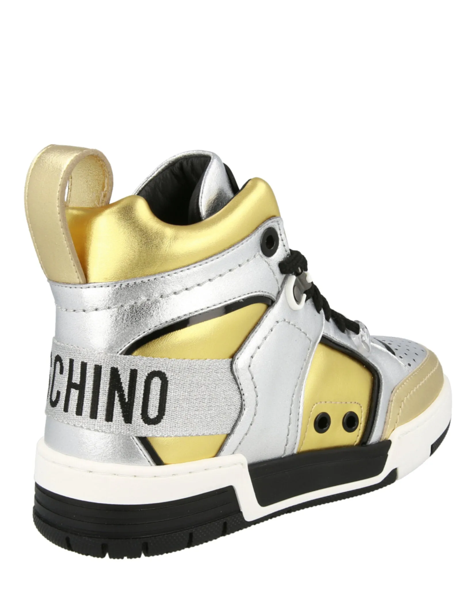 Moschino Streetball Asymmetrical High-Top Sneakers sold by Zulily product image thumbnail 3