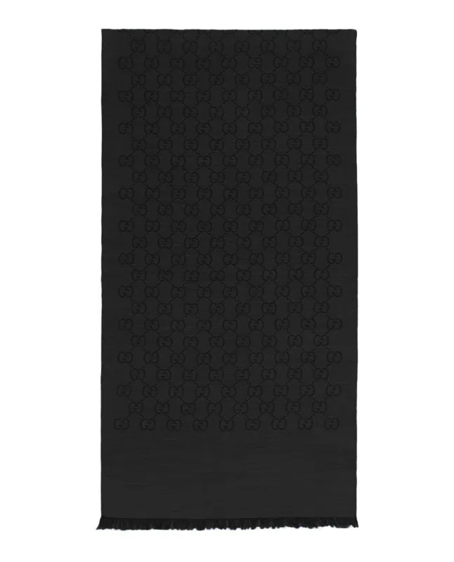 Gucci Unisex-Adult GG Logo Scarf 165904-3G646-1100 sold by Zulily