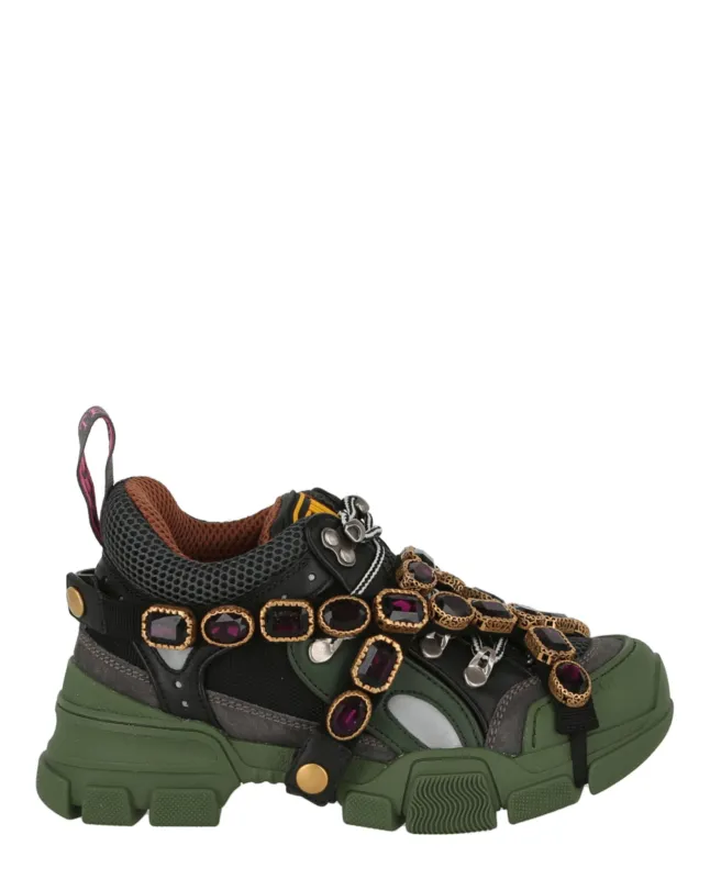 Gucci Flashtrek Chunky Leather Sneakers sold by Zulily