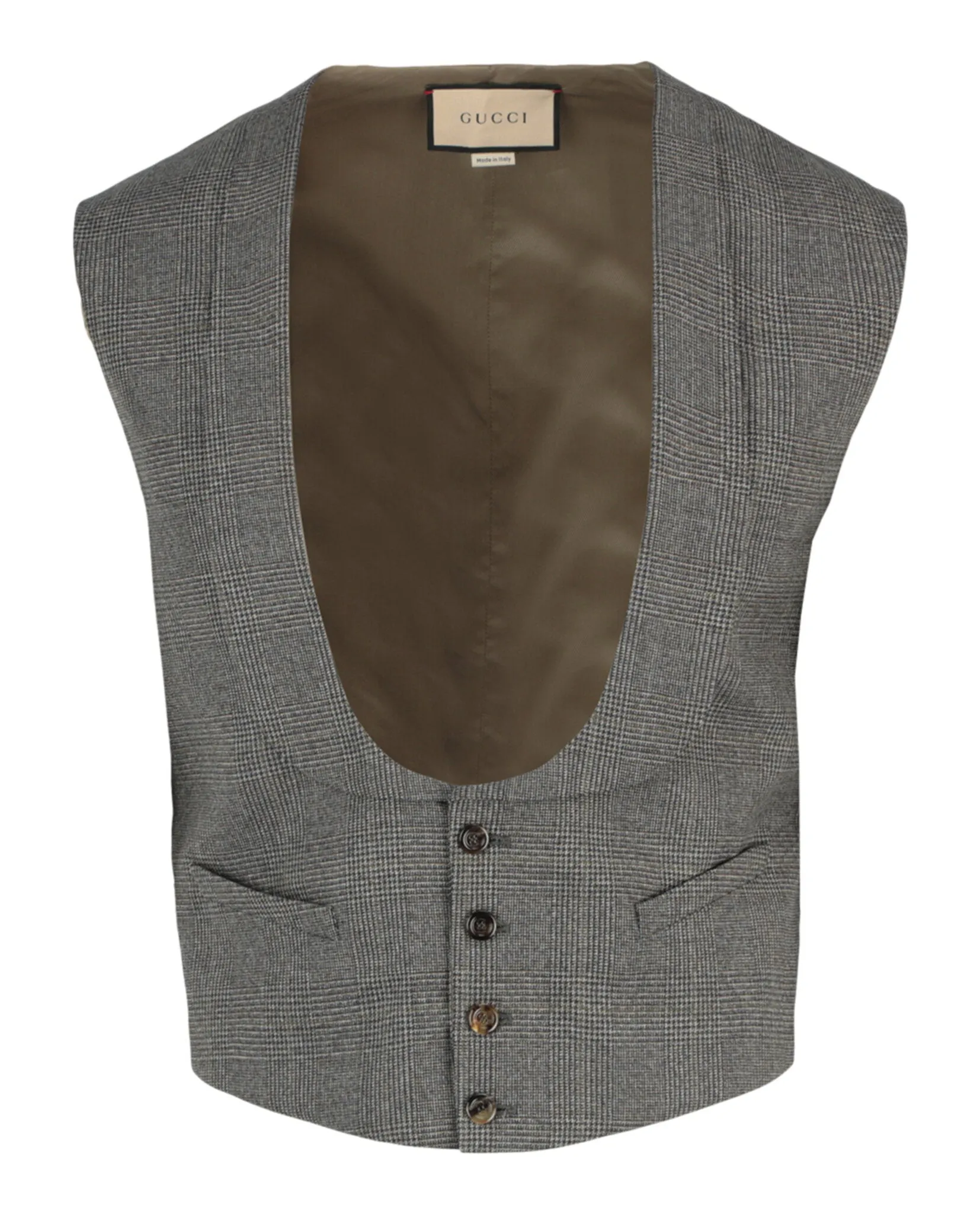 Gucci Plaid Tailored Vest sold by Zulily