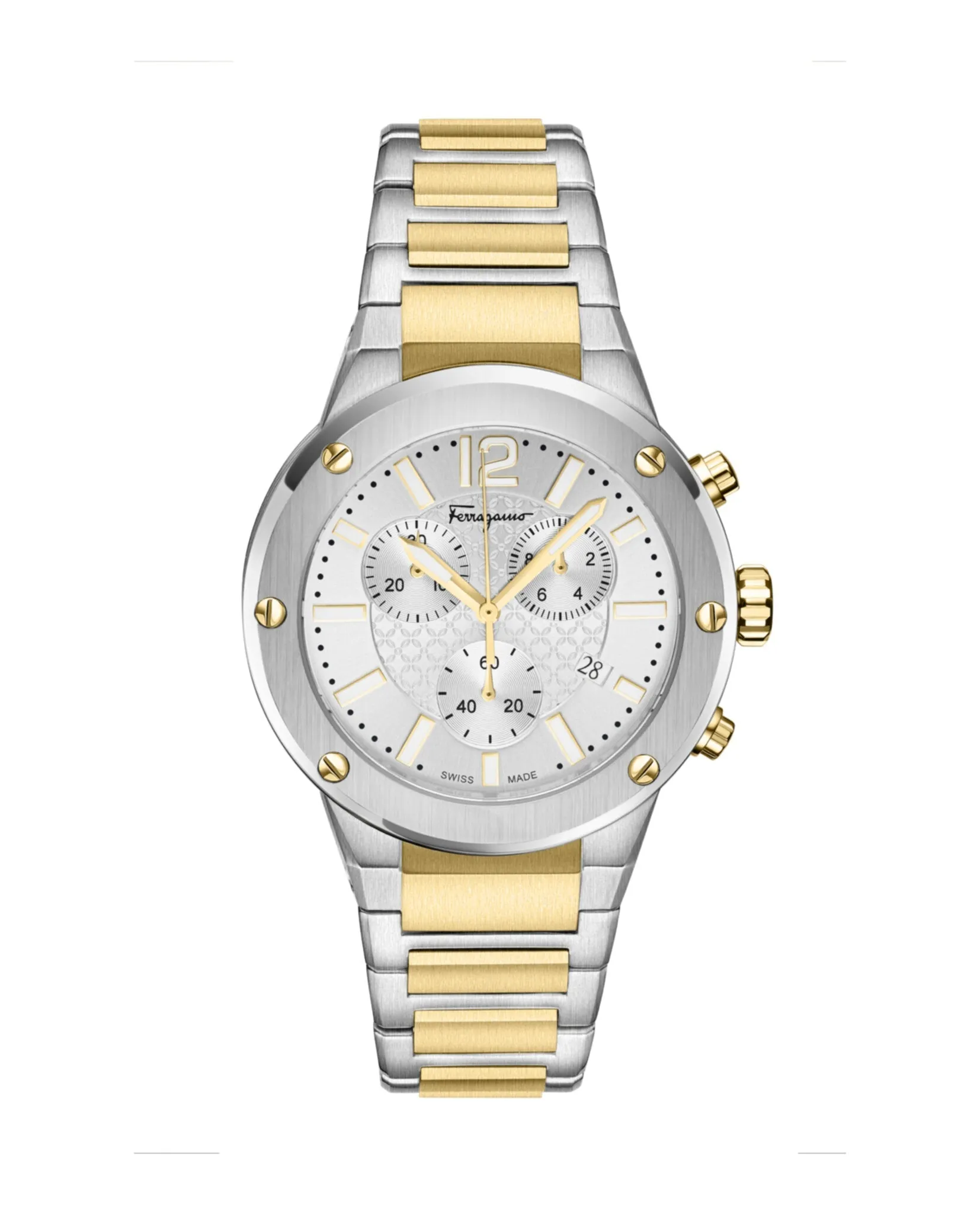 Ferragamo F-80 Chrono Bracelet Watch sold by Zulily