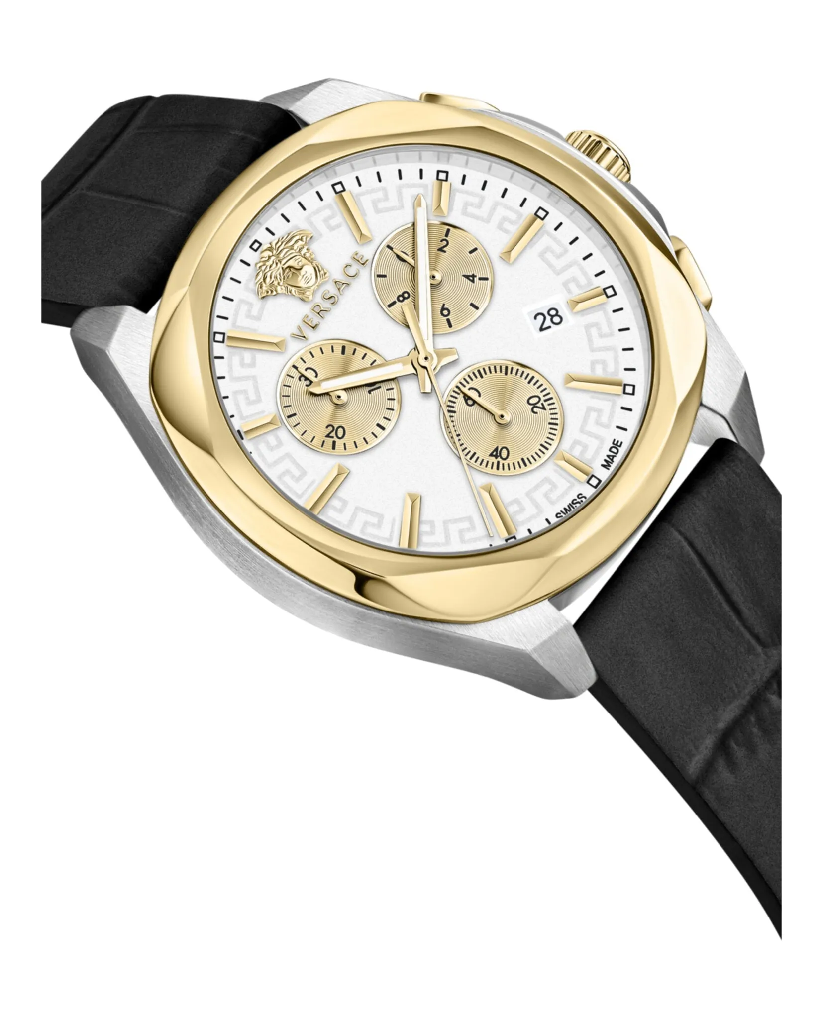 Versace Medusa Chrono Leather Watch sold by Zulily product image thumbnail 3