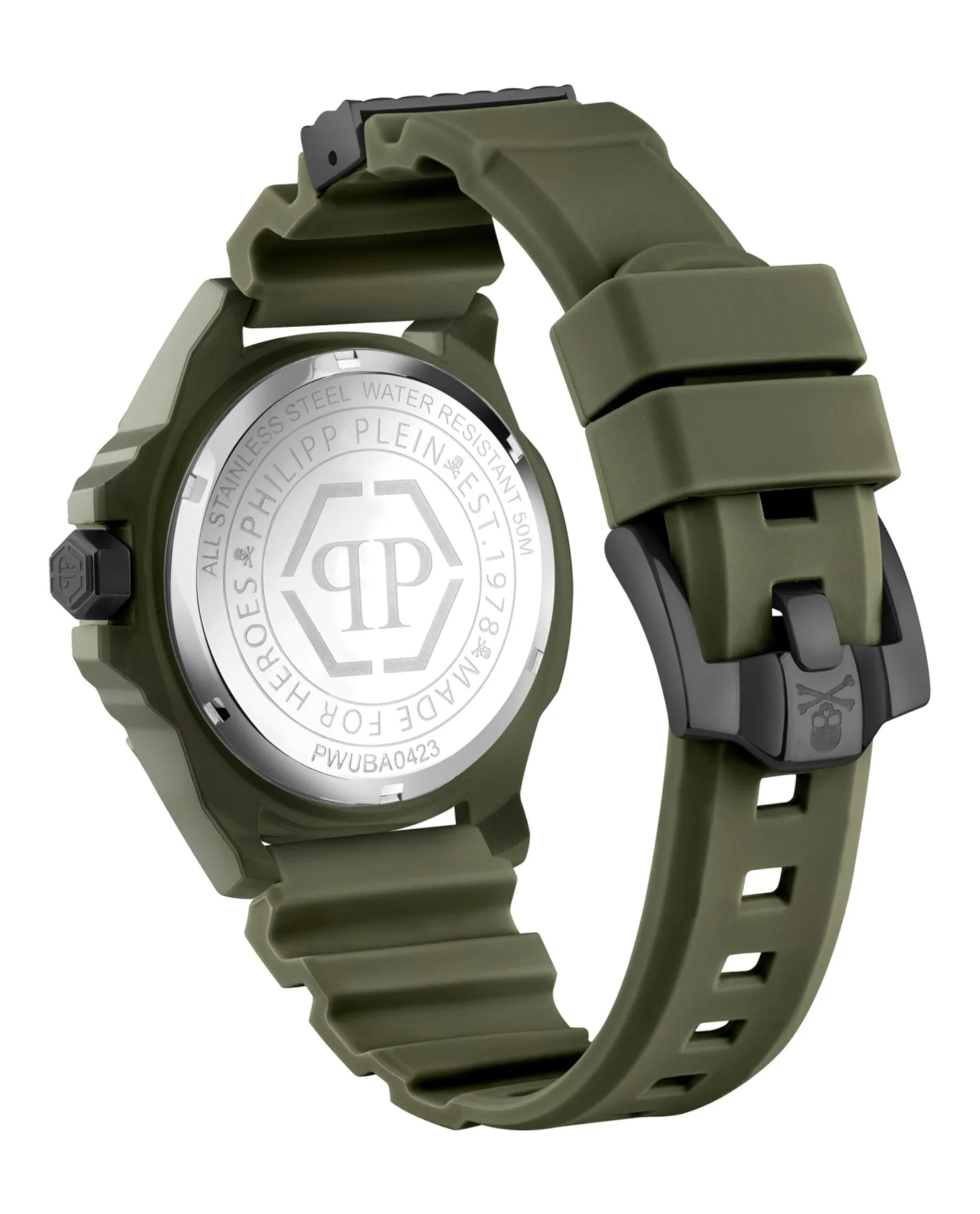 Philipp Plein The $kull Ecoceramic Silicone Watch sold by Zulily product image thumbnail 3