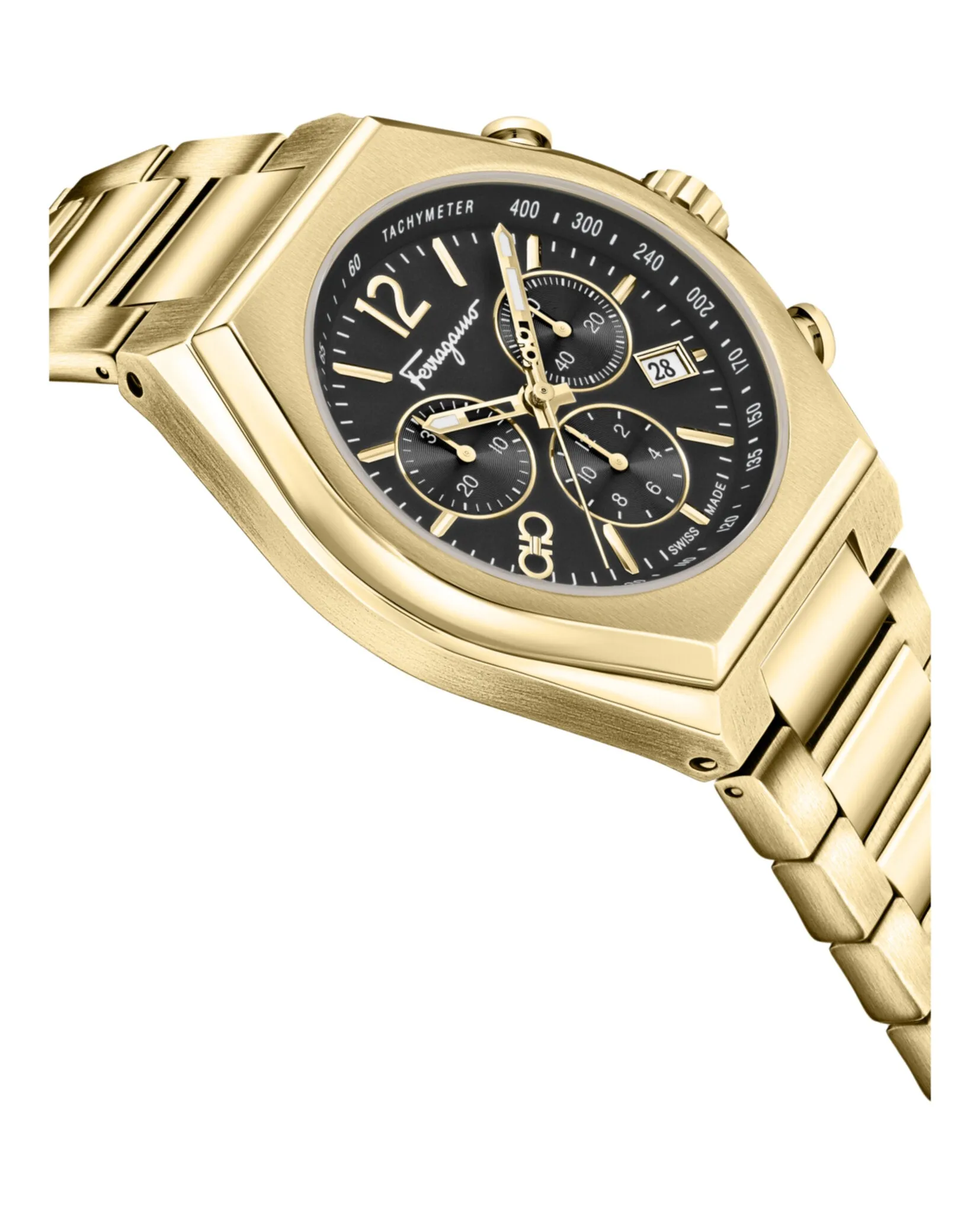 Ferragamo Tonneau Chrono Bracelet Watch sold by Zulily product image thumbnail 3