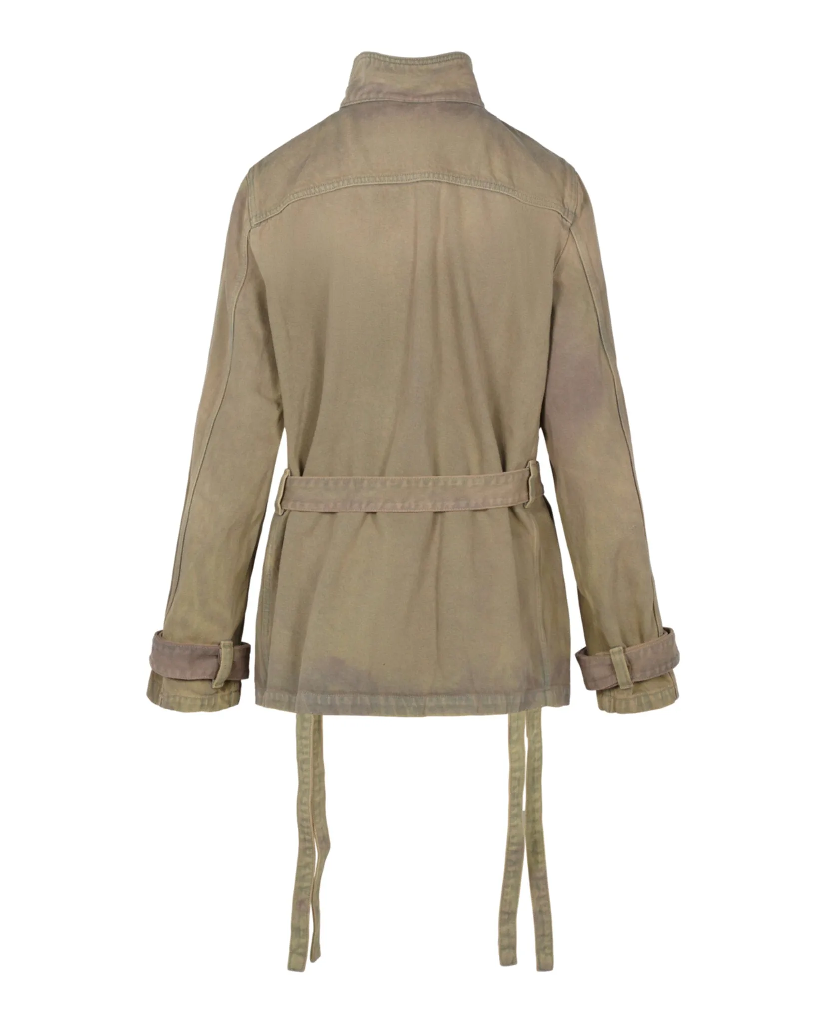 Off-White Dyed Denim Cargo Field Jacket sold by Zulily product image thumbnail 2