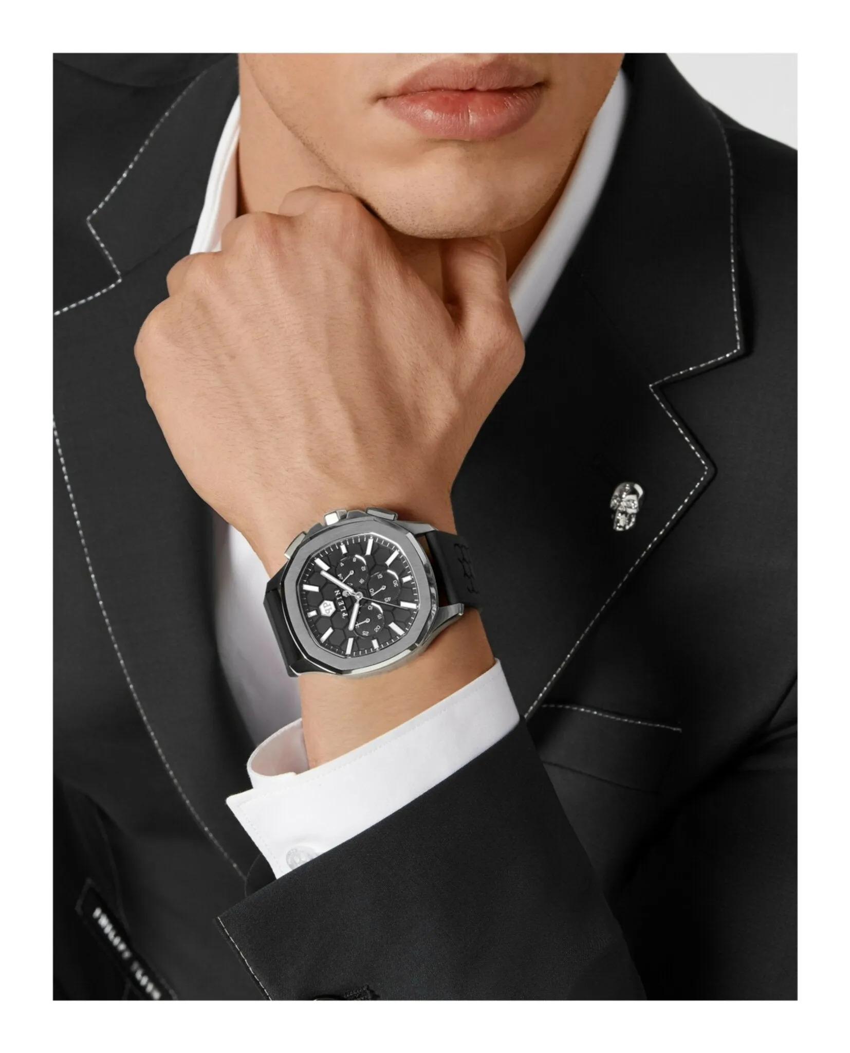 Philipp Plein $pectre Chrono Silicone Watch sold by Zulily product image thumbnail 5