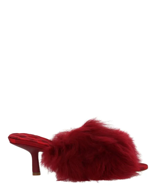 Burberry Jackie Shearling Mules sold by Zulily