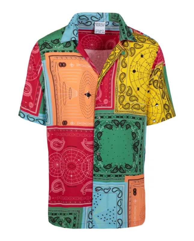 Marcelo Burlon Bandana Print Shirt sold by Zulily
