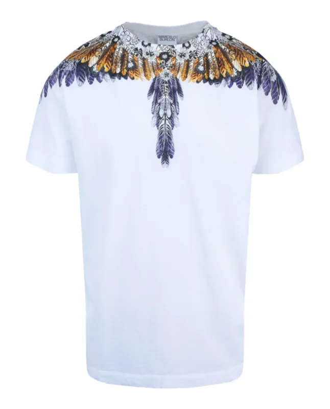 Marcelo Burlon Hawaiian Wings Graphic T-Shirt sold by Zulily