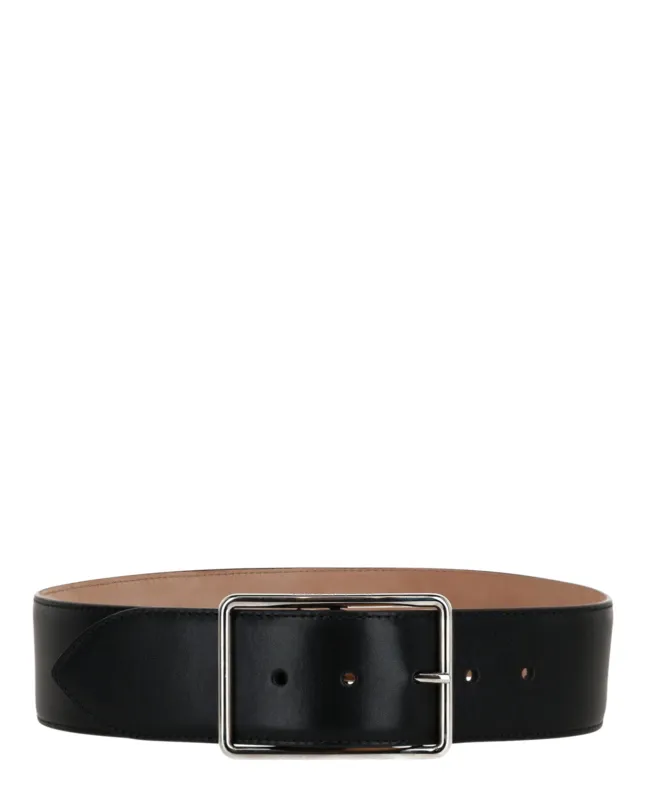 Alexander McQueen Women's Wide Leather Belt sold by Zulily