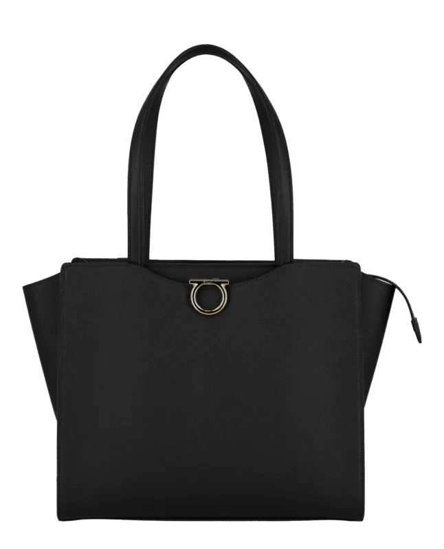 Ferragamo Gemini Leather Shoulder Bag sold by Zulily