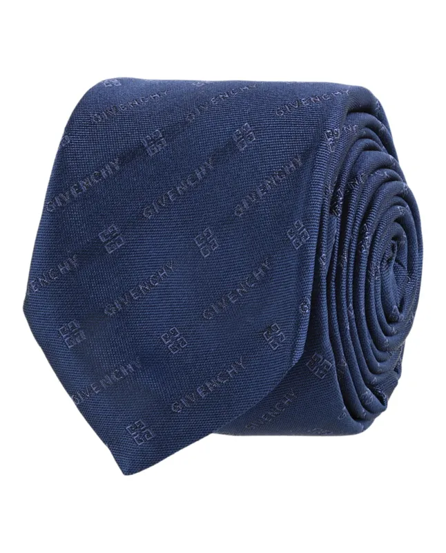 Givenchy Diagonal Logo Silk Tie sold by Zulily