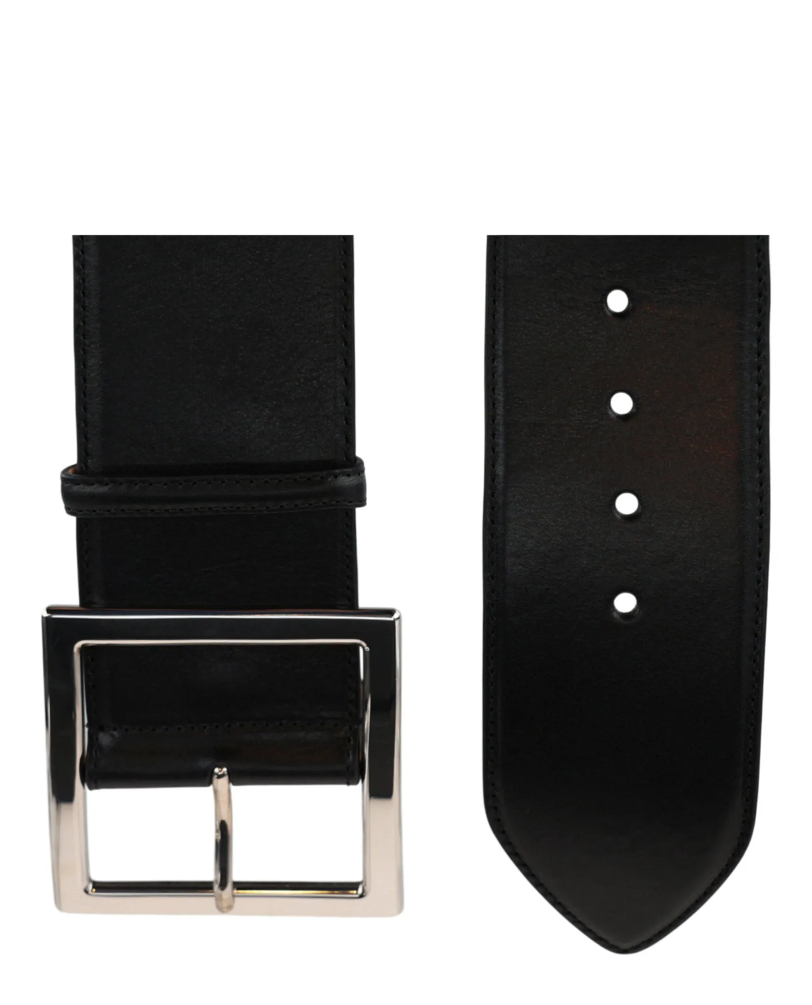 Alexander McQueen Women's Square Buckle Ecolux Belt sold by Zulily product image thumbnail 2