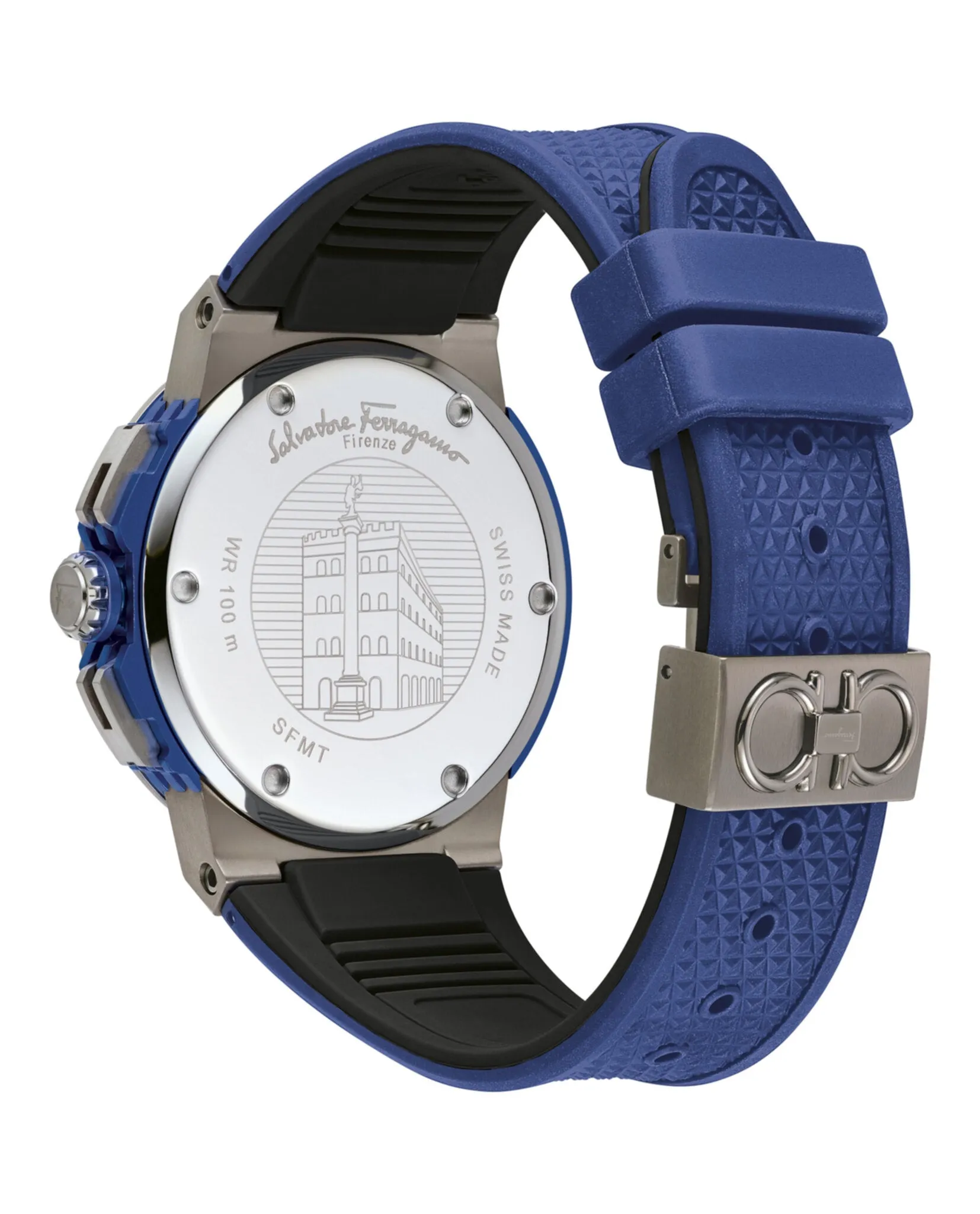 Ferragamo F-80 Titanium Tech Silicone Watch sold by Zulily product image thumbnail 3