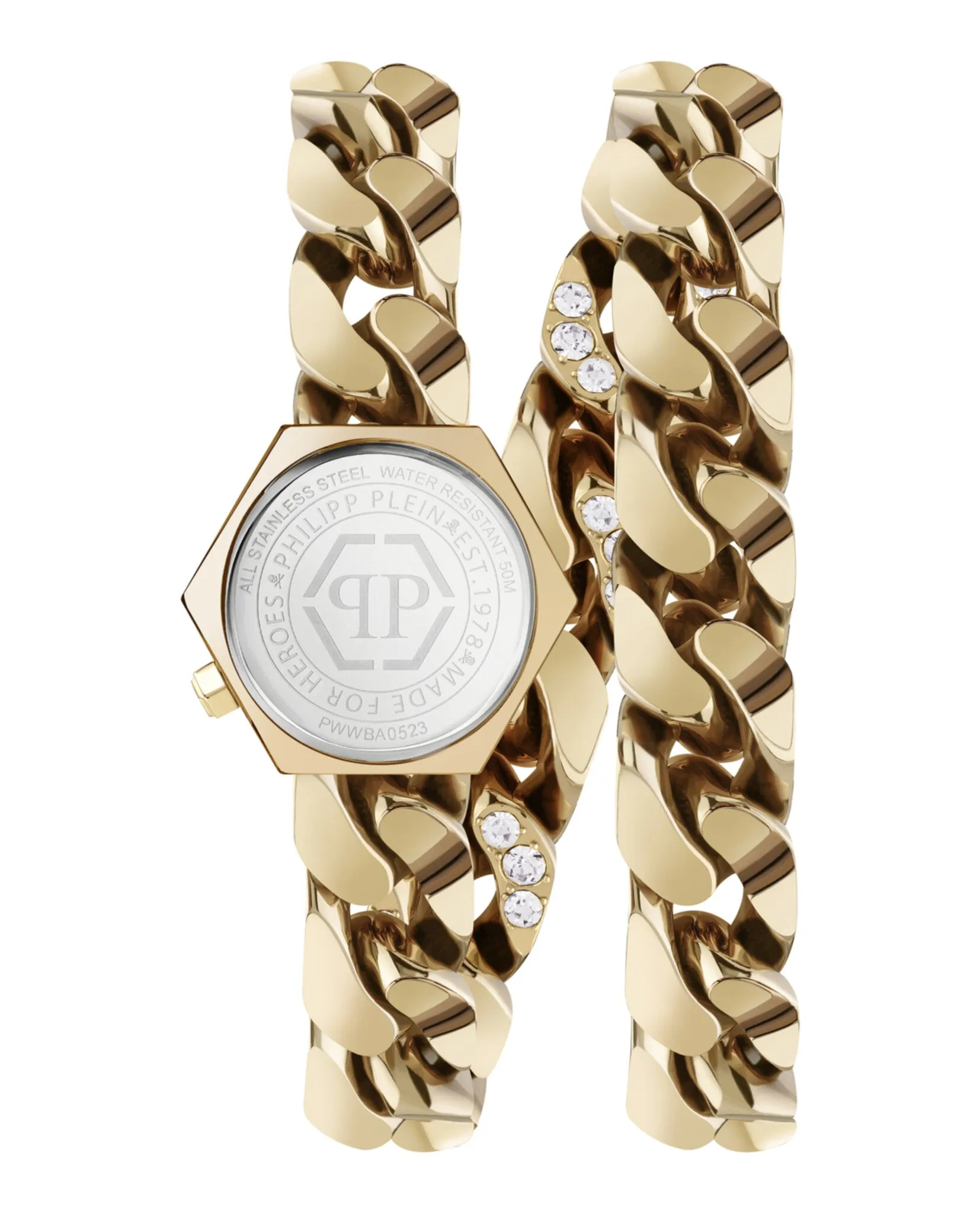Philipp Plein The Hexagon Groumette Crystal Watch sold by Zulily product image thumbnail 3
