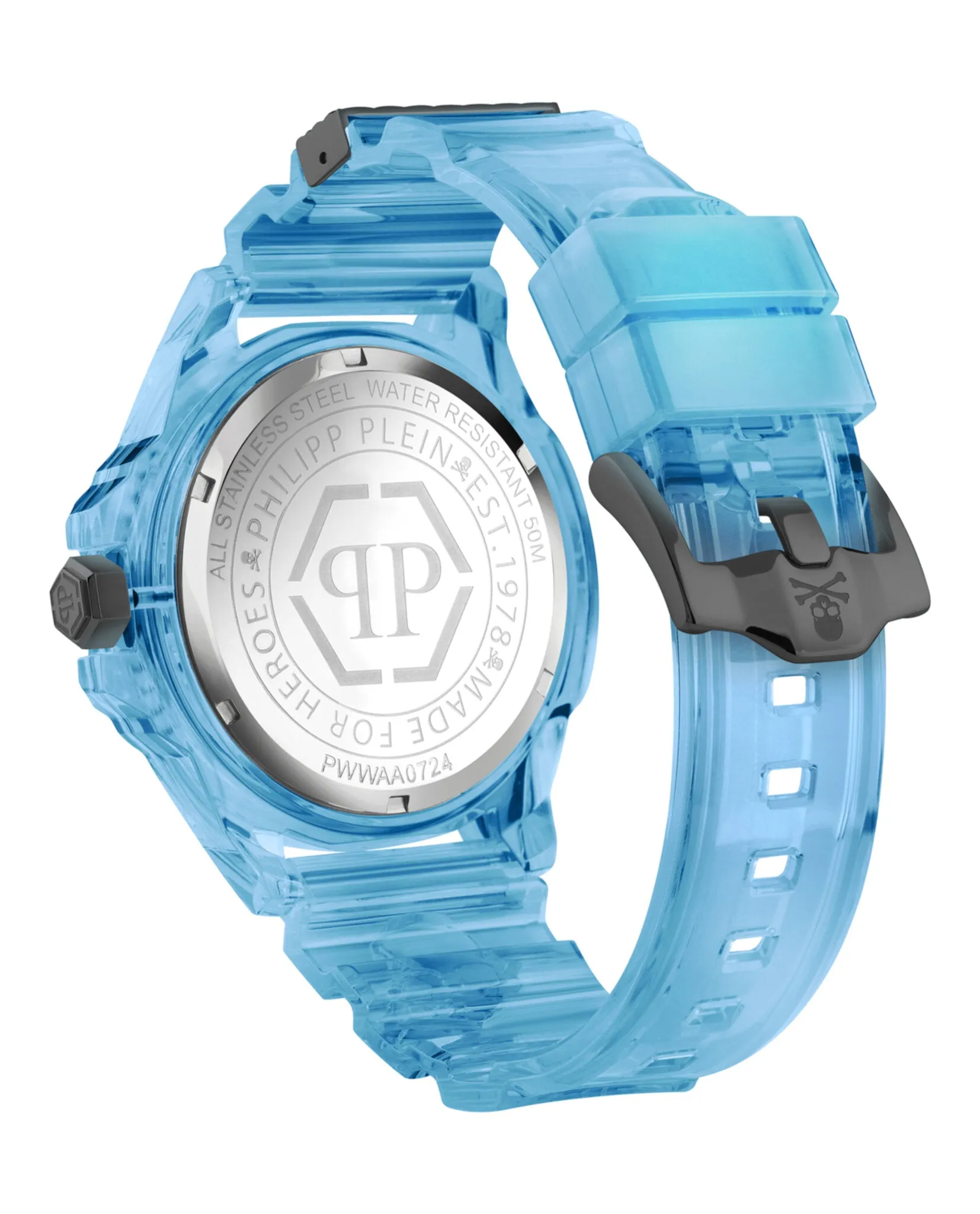Philipp Plein The $kull Scuba Duba Edition Silicone Watch sold by Zulily product image thumbnail 3