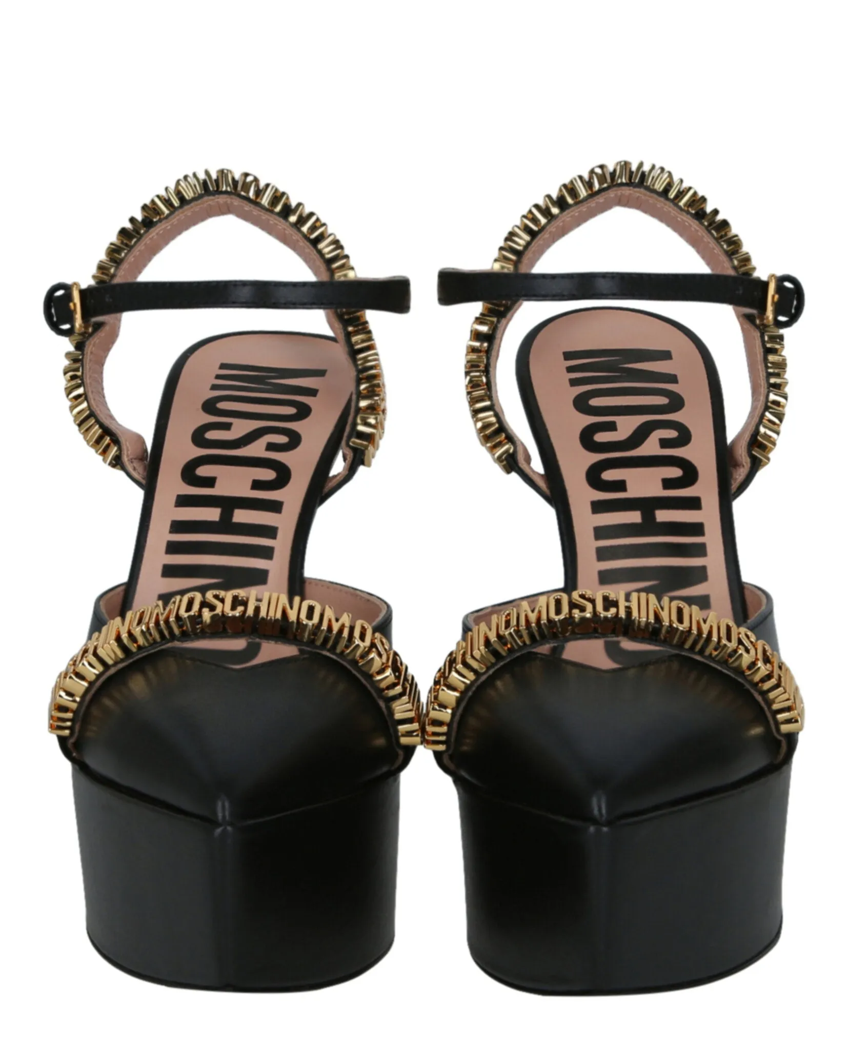 Moschino Logo Lettering Ankle Strap Pumps sold by Zulily product image thumbnail 5