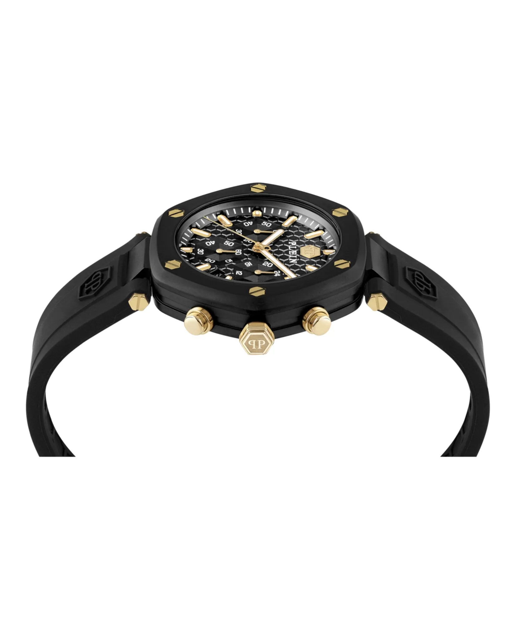 Philipp Plein The Hexagon Chrono Silicone Watch sold by Zulily product image thumbnail 2