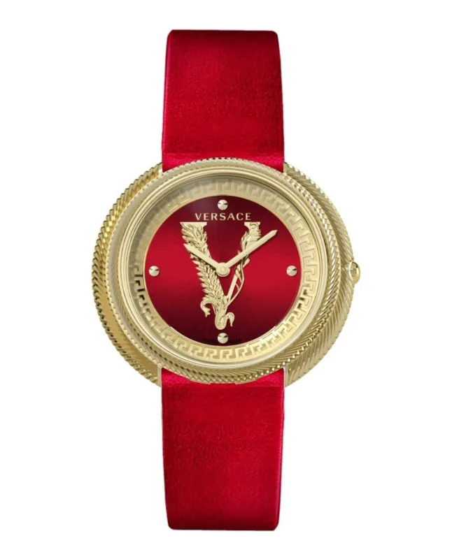 Versace Thea Leather Watch sold by Zulily