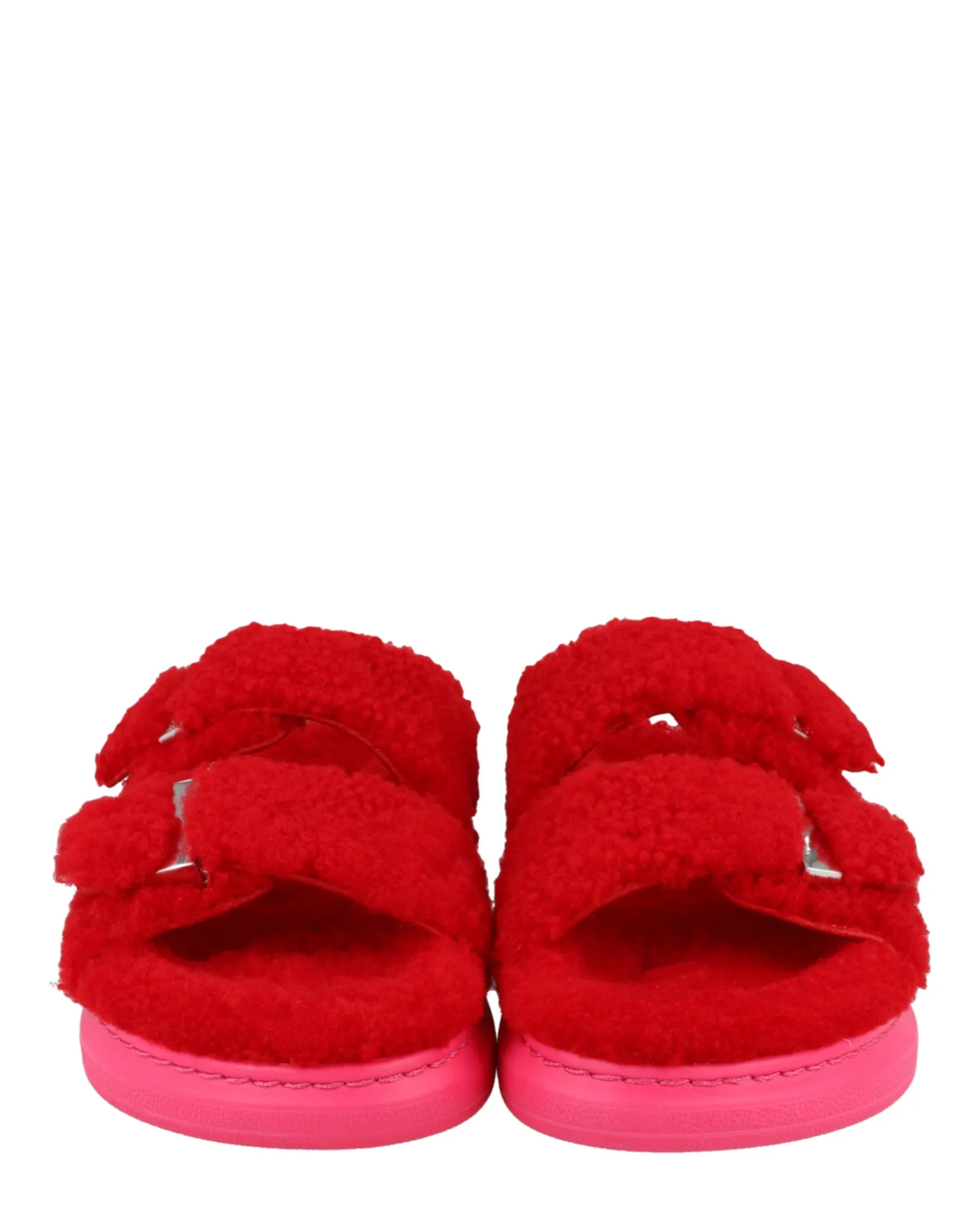 Alexander McQueen Women's Shearling Slide Sandals sold by Zulily product image thumbnail 5