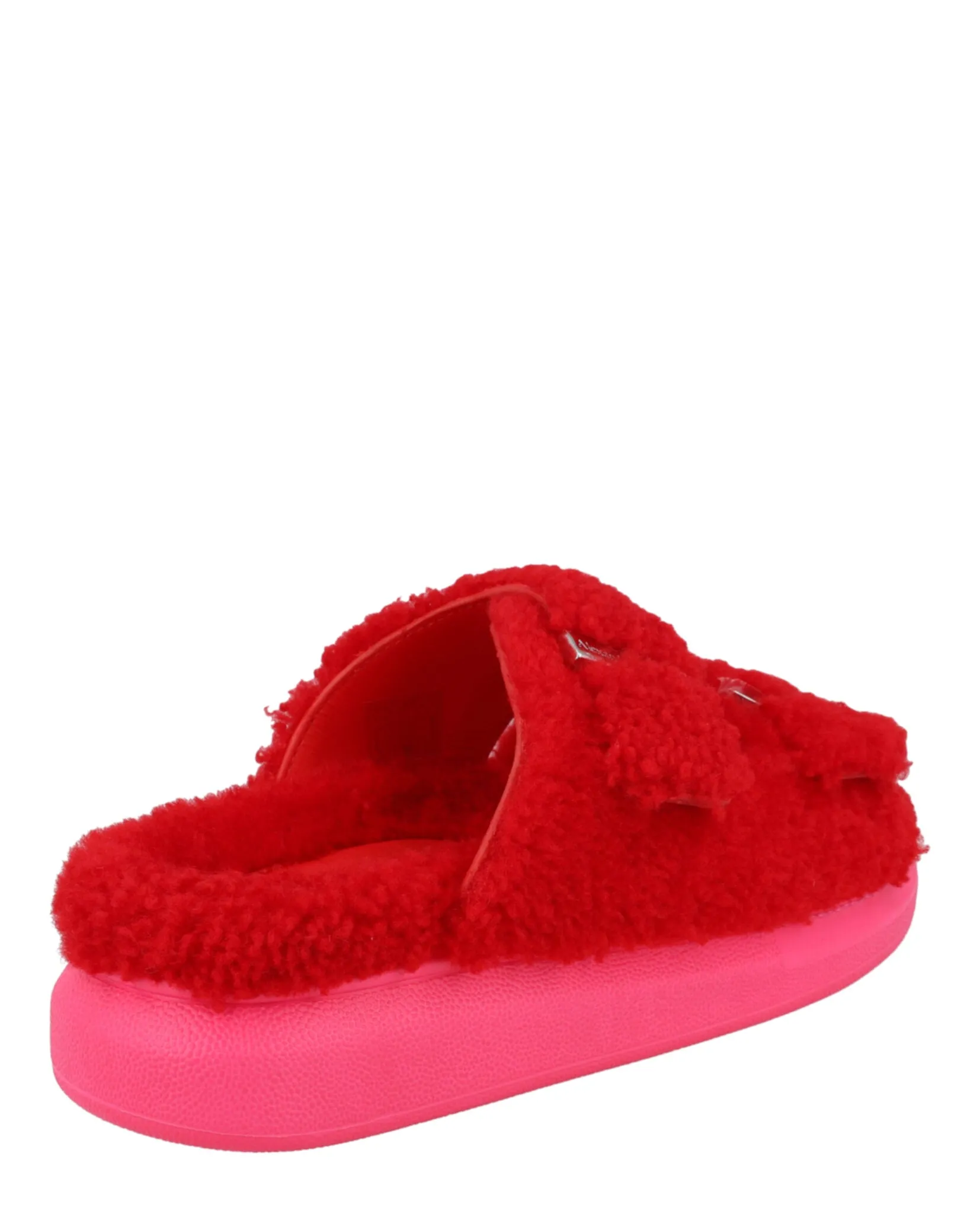Alexander McQueen Women's Shearling Slide Sandals sold by Zulily product image thumbnail 3