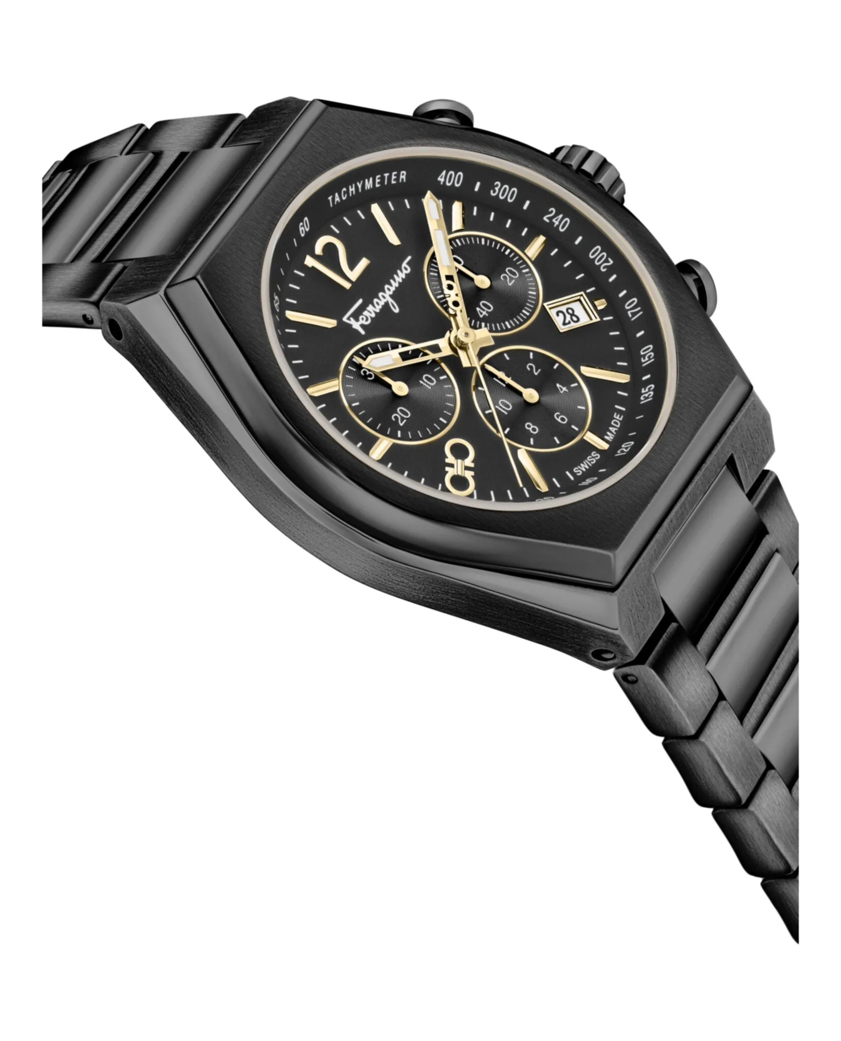 Ferragamo Tonneau Chrono Bracelet Watch sold by Zulily product image thumbnail 3